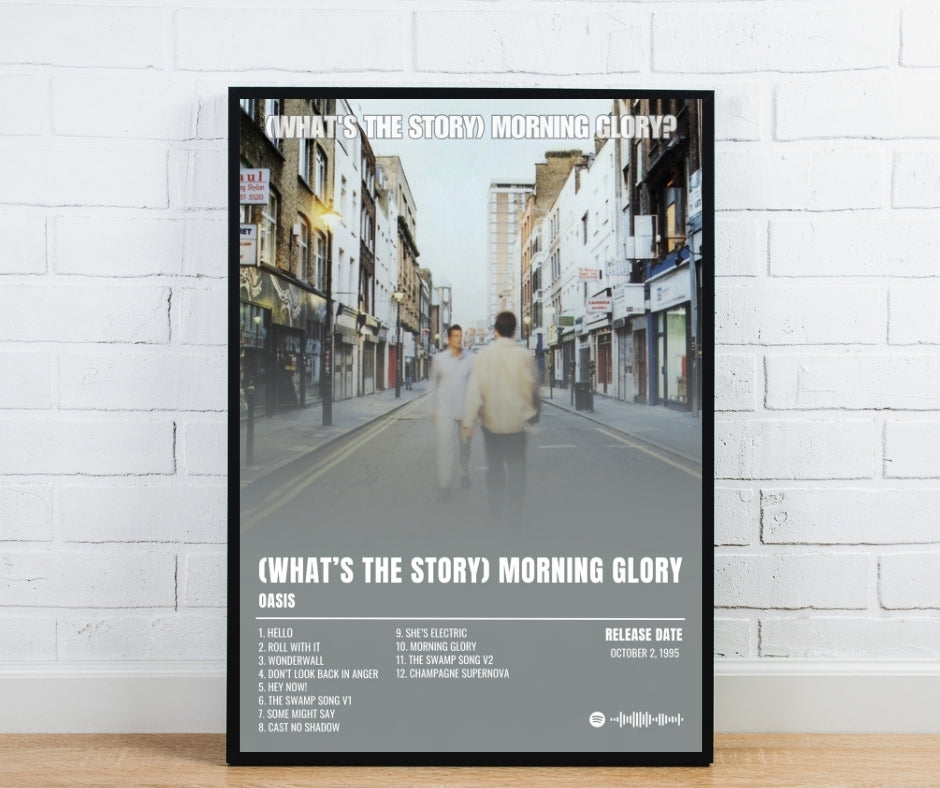 What's The Story) Morning Glory - Oasis Inspired Album Poster