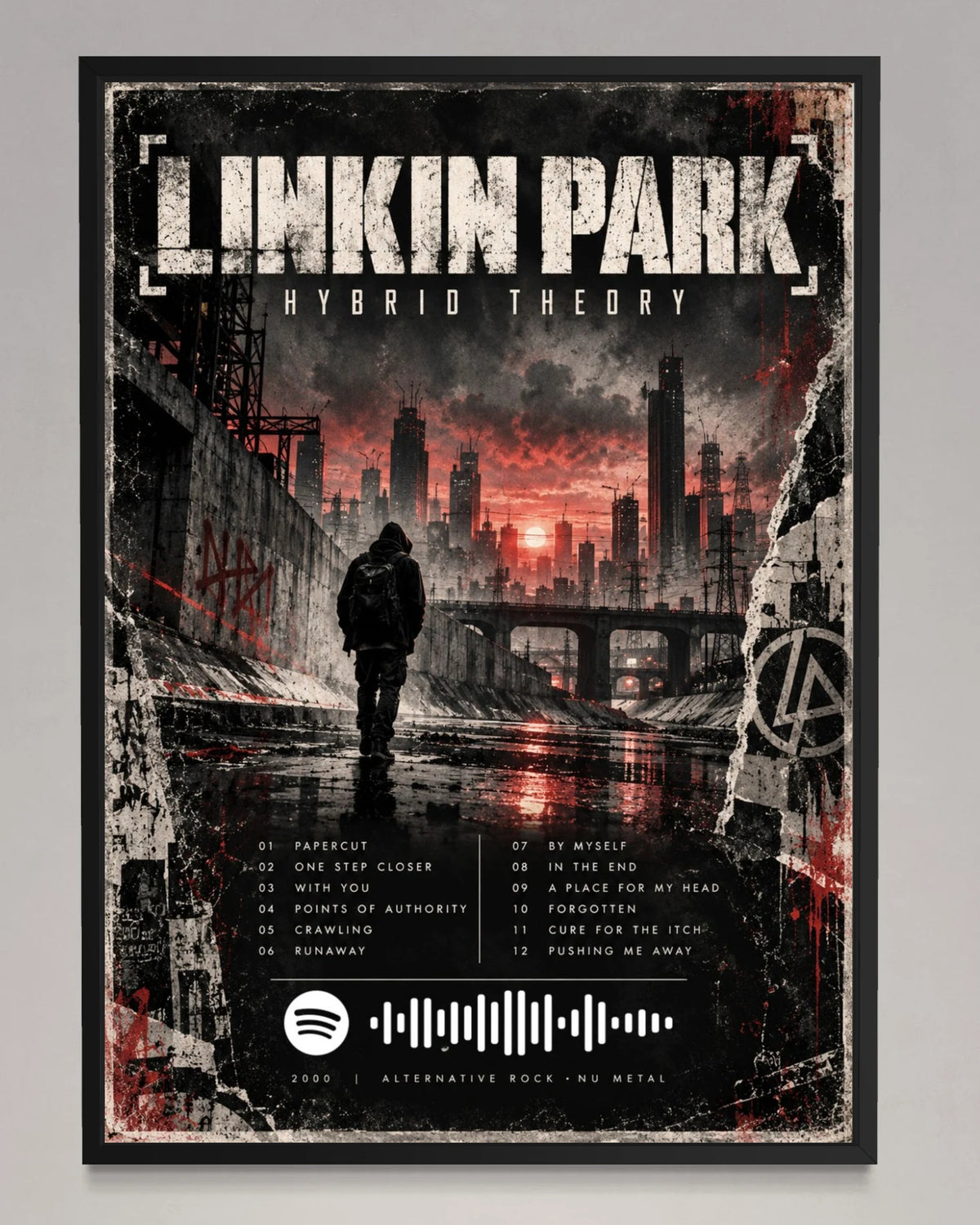 Hybrid Theory - Linkin Park Inspired Album Poster