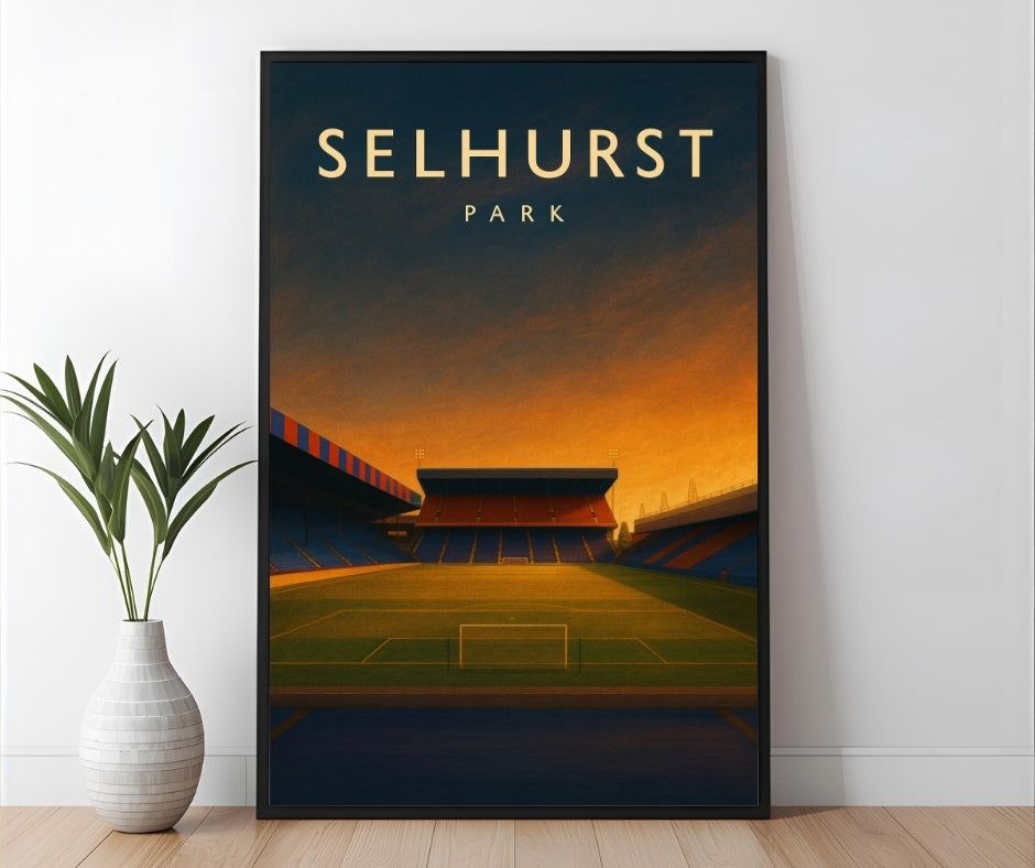 Selhurst Park – Crystal Palace Inspired Stadium Wall Art