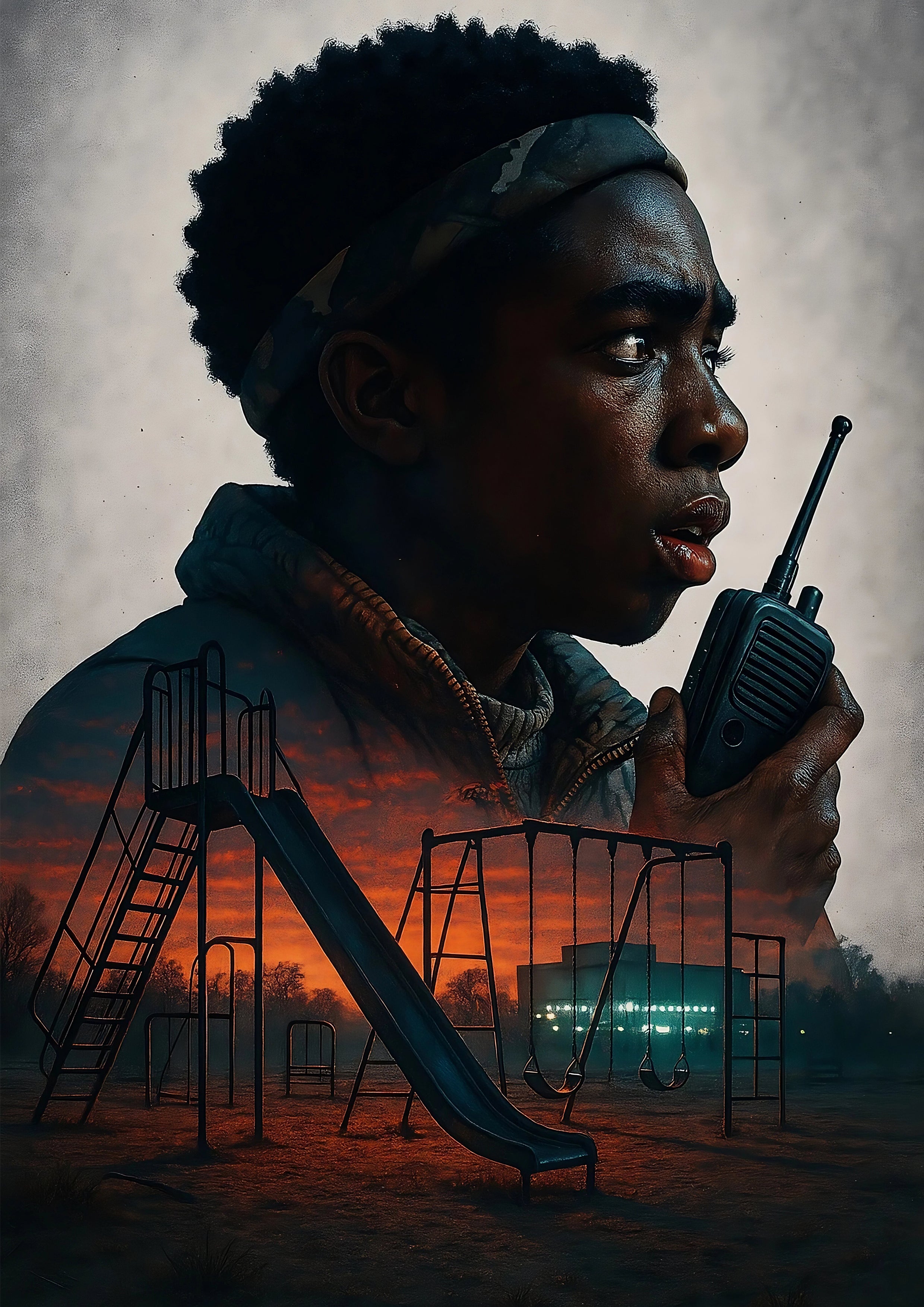 Lucas - Stranger Things Poster