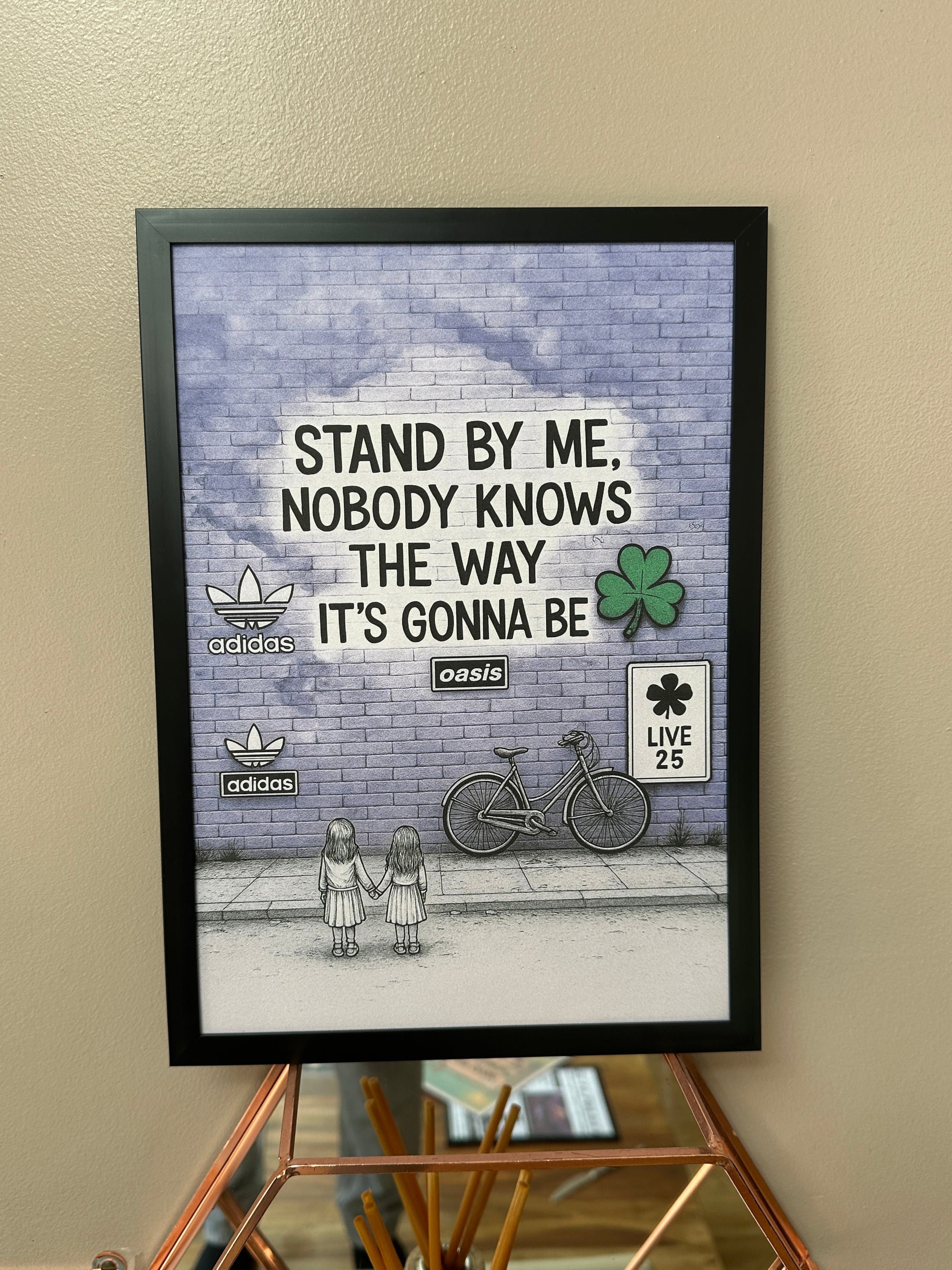 Oasis Graffiti Poster - Stand By Me