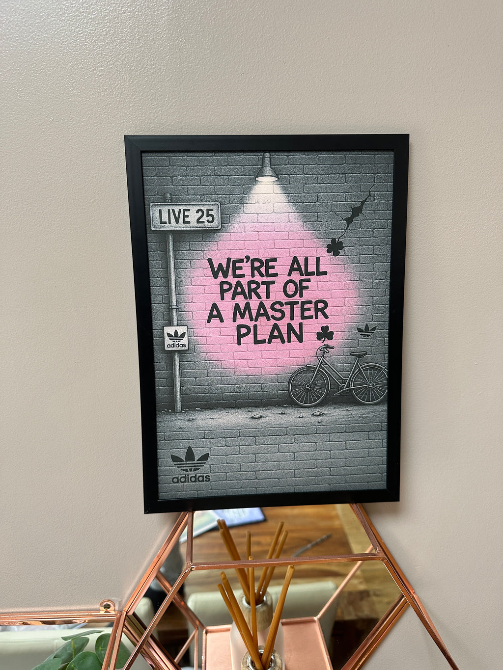 Oasis Graffiti Poster - Masterplan
