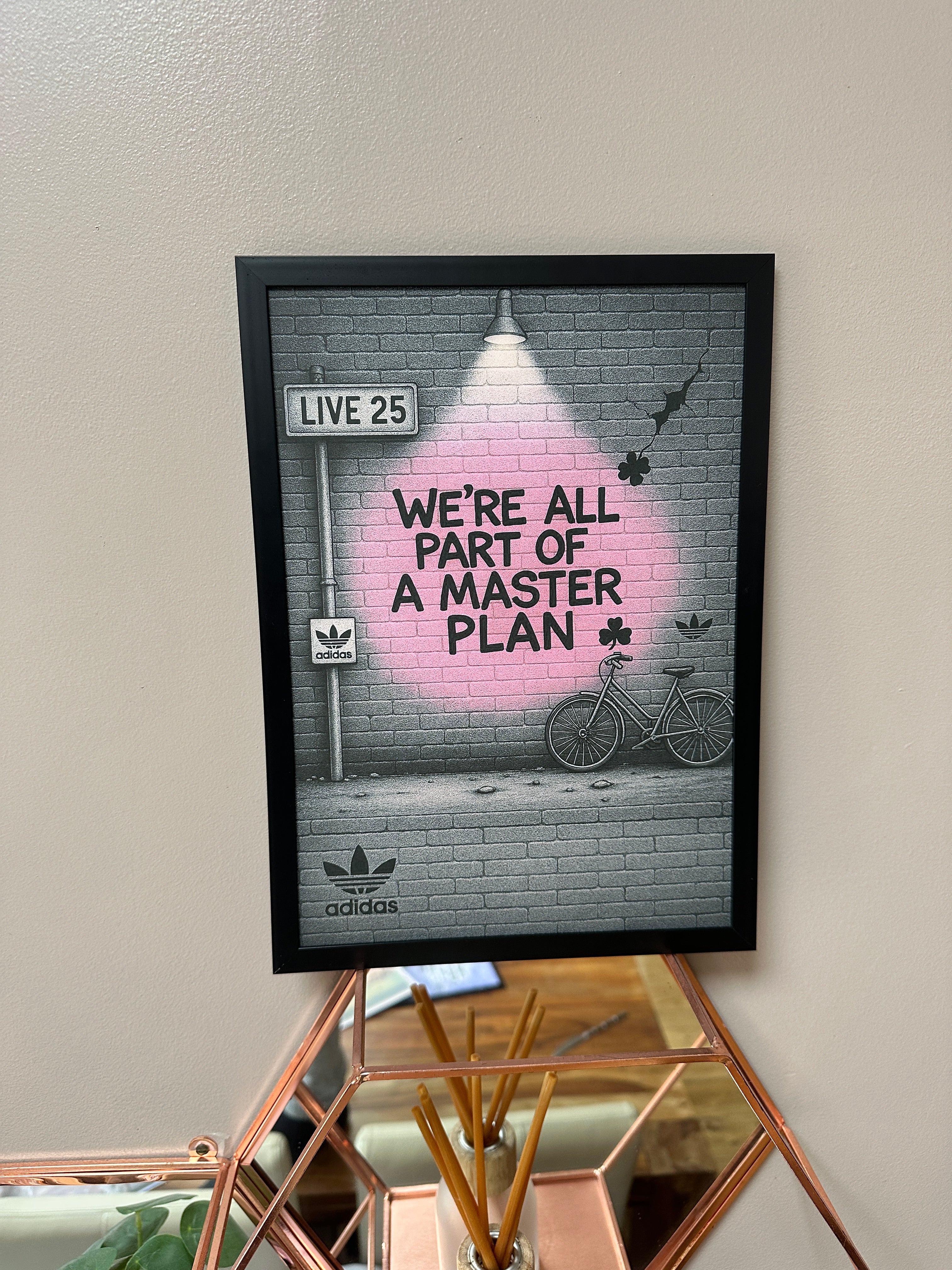 Oasis Graffiti Poster - Masterplan