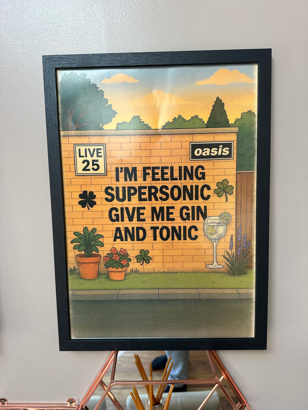 Oasis Graffiti Poster - Supersonic
