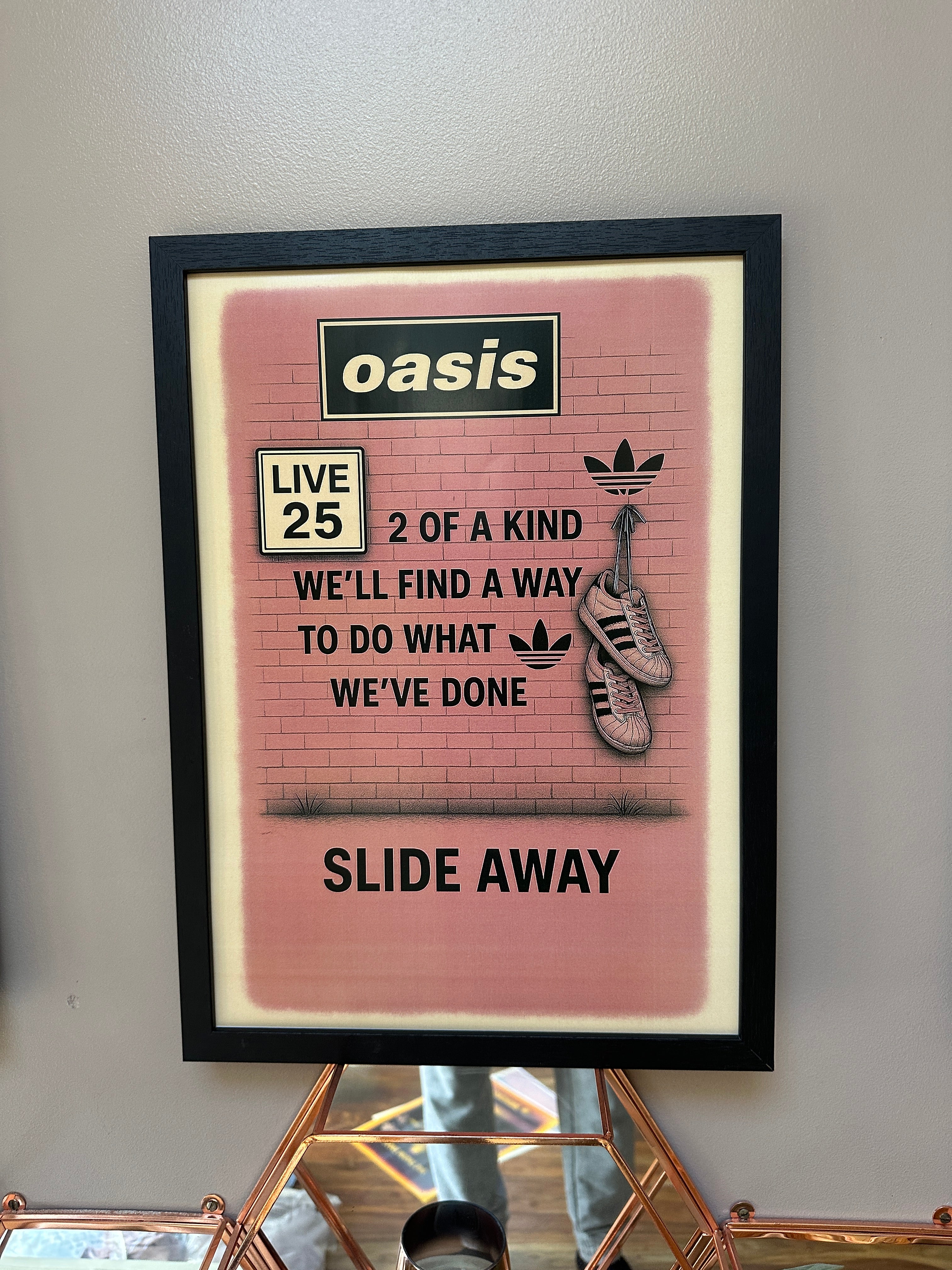 Oasis Graffiti Poster - Slide Away (2 of a kind)