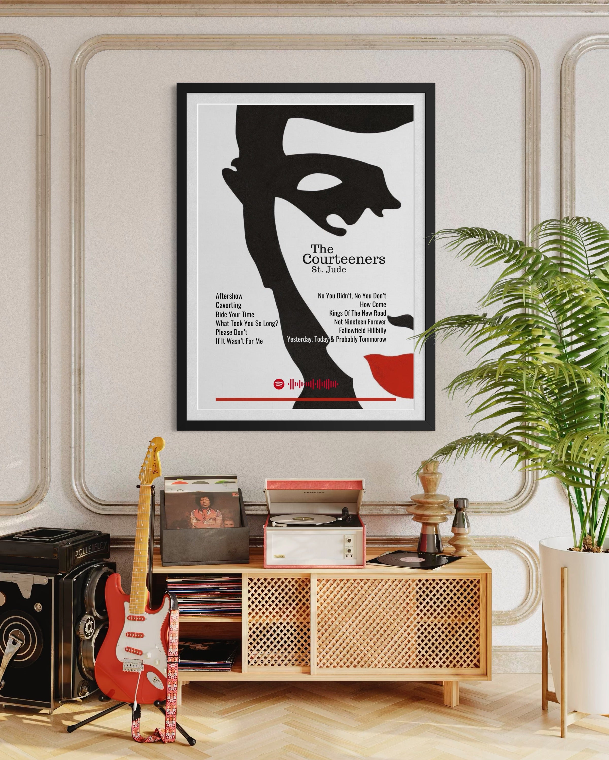 St Jude - The Courteeners Inspired Album Poster