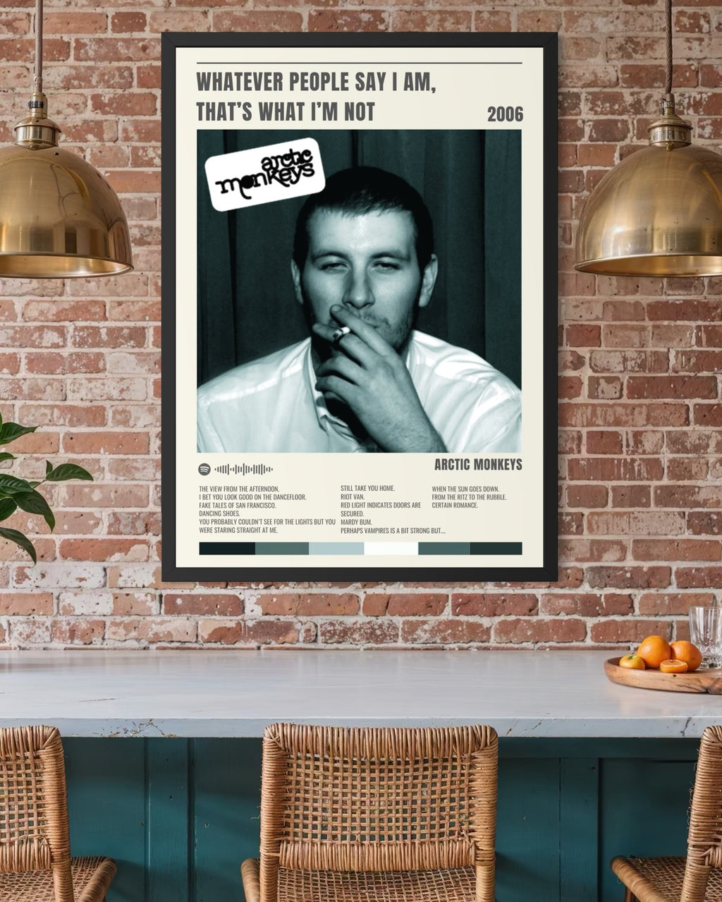 WHATEVER PEOPLE SAY I AM, THAT’S WHAT I’M NOT - Arctic Monkeys Inspired Album Track Poster