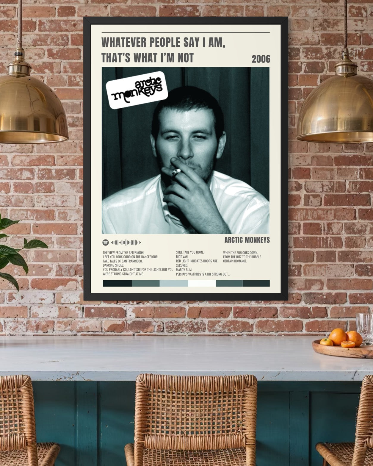 WHATEVER PEOPLE SAY I AM, THAT’S WHAT I’M NOT - Arctic Monkeys Inspired Album Track Poster