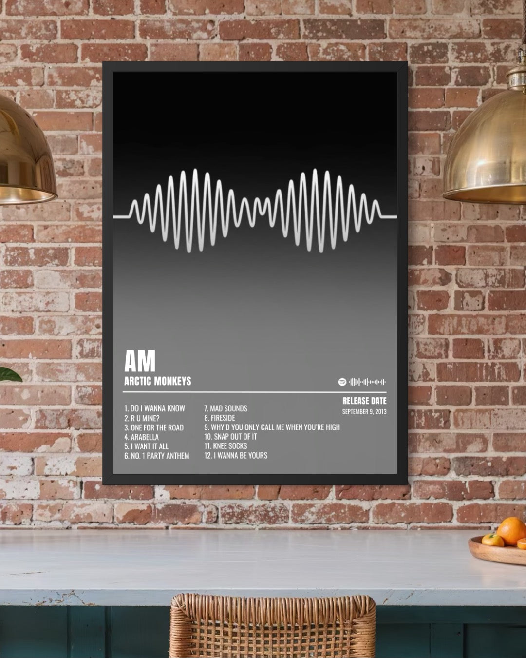 AM - Arctic Monkeys Inspired Album Poster