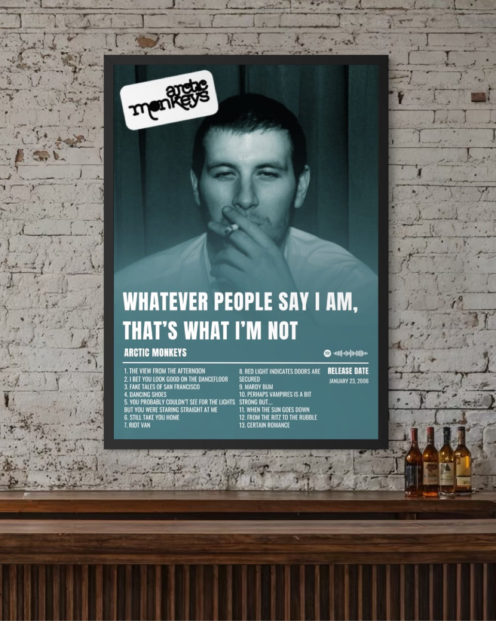 WHATEVER PEOPLE SAY I AM, THAT’S WHAT I’M NOT - Arctic Monkeys Inspired Album Poster