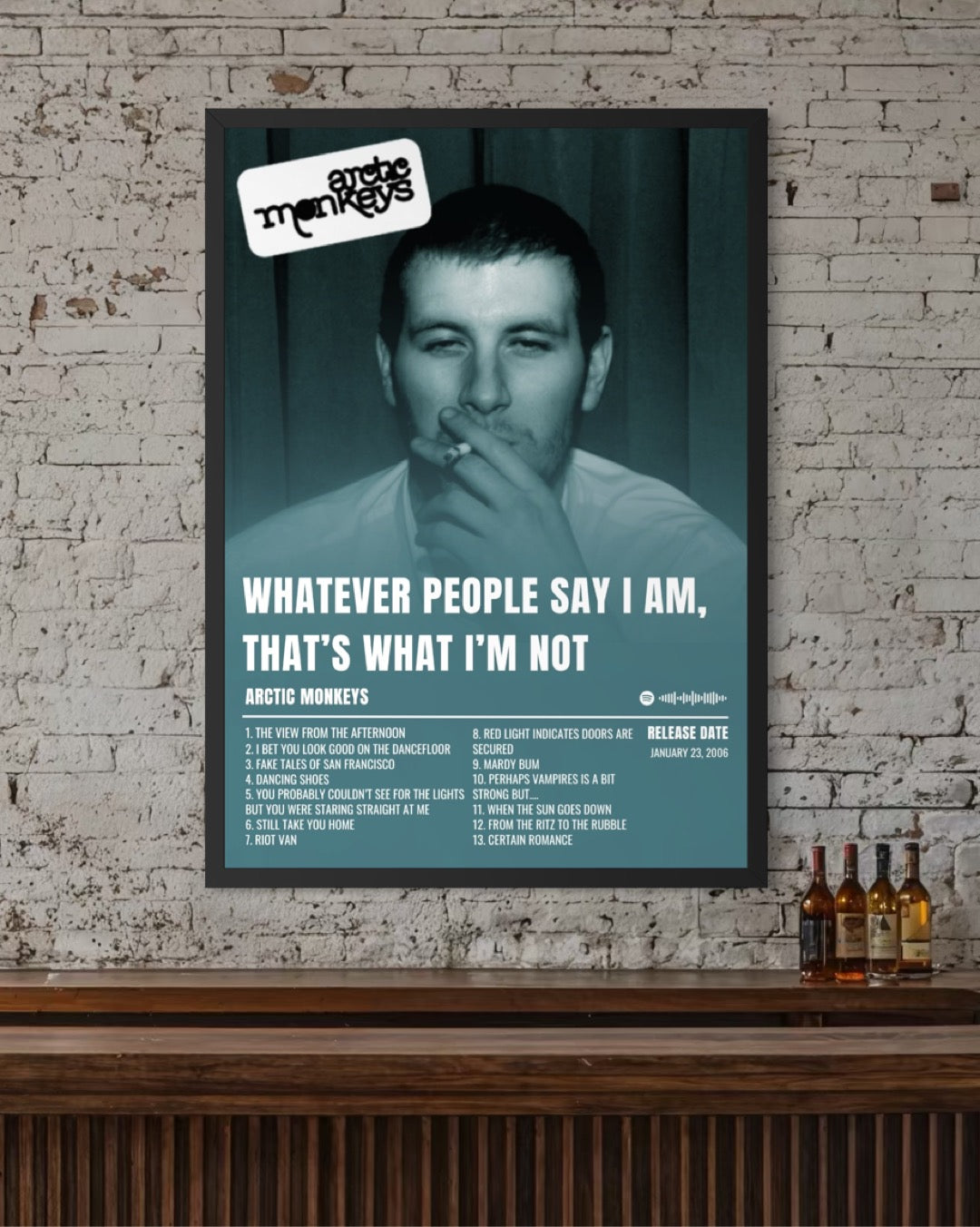 WHATEVER PEOPLE SAY I AM, THAT’S WHAT I’M NOT - Arctic Monkeys Inspired Album Poster