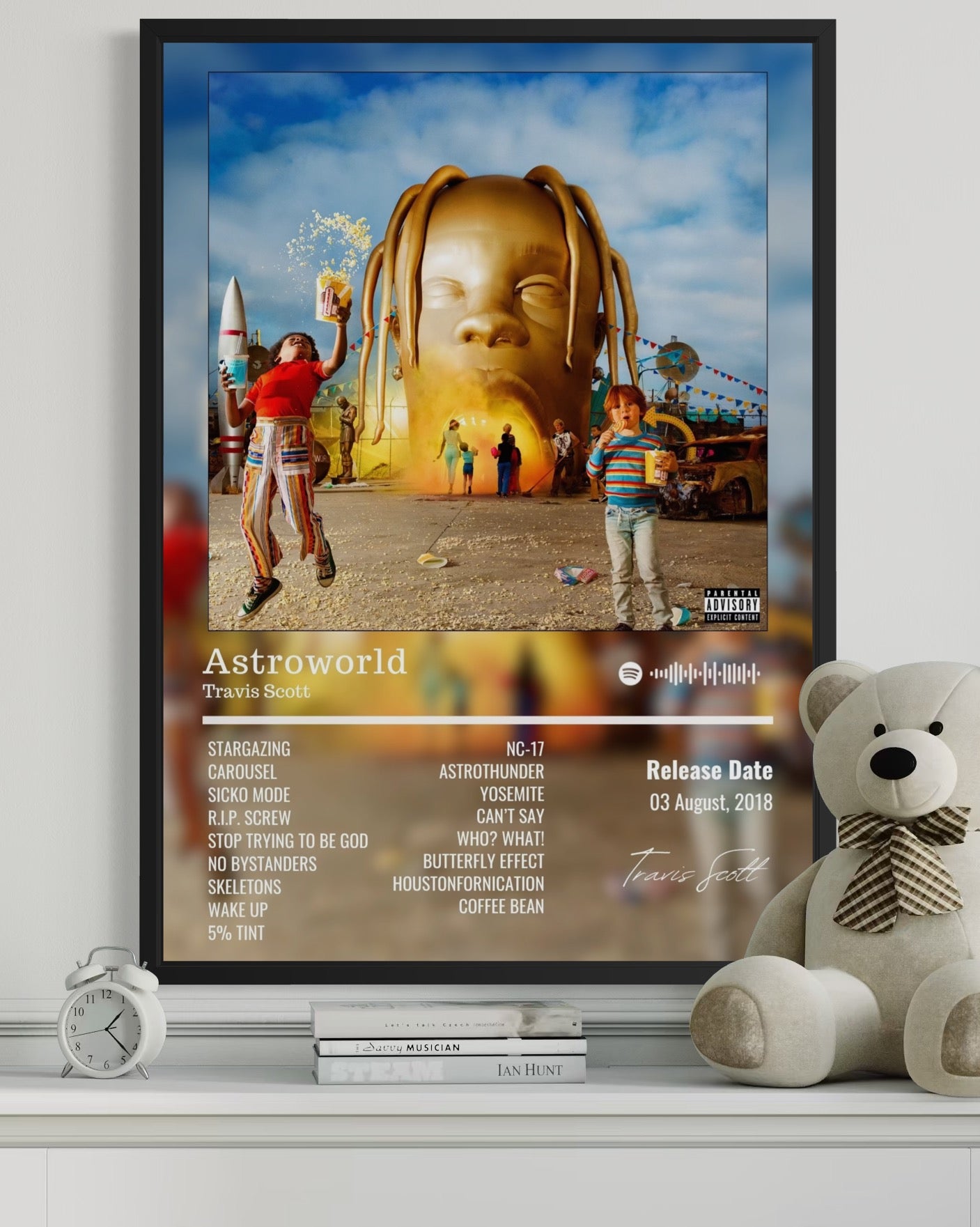 Astroworld - Travis Scott Inspired Album Poster