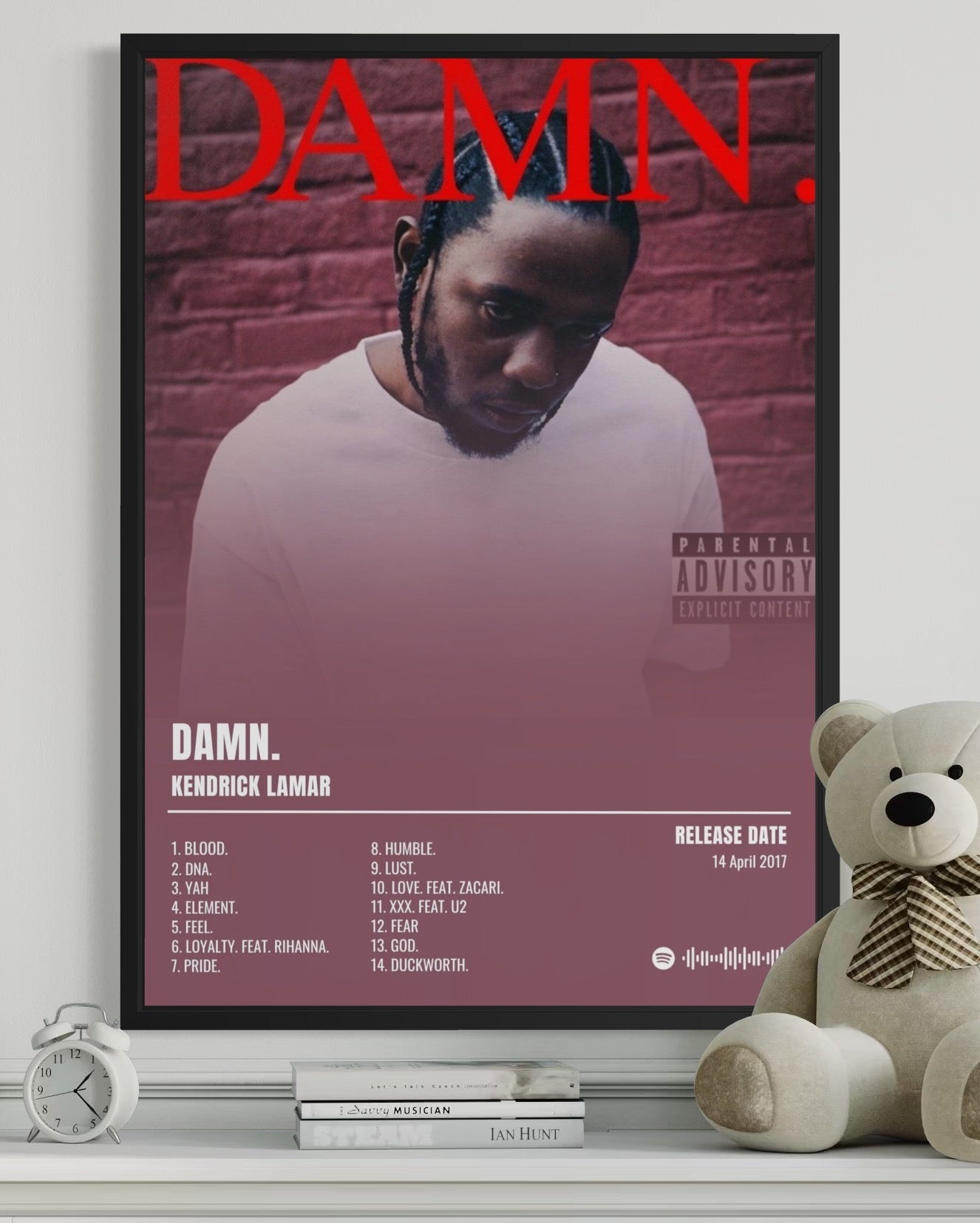 DAMN. - Kendrick Lamar Inspired Album Poster