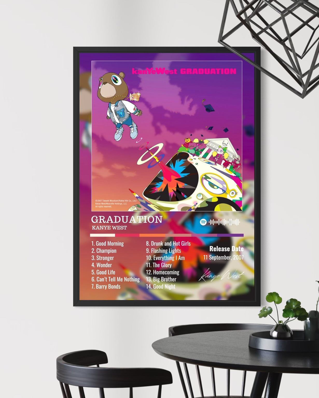 Graduation - Kanye West Inspired Album Poster