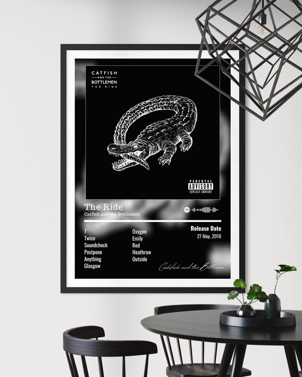 The Ride - Catfish and the Bottlemen Inspired Album Poster