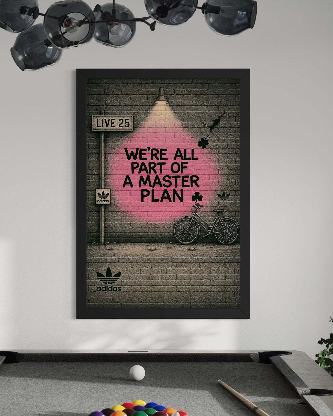 The Masterplan - Oasis Inspired Graffiti Poster