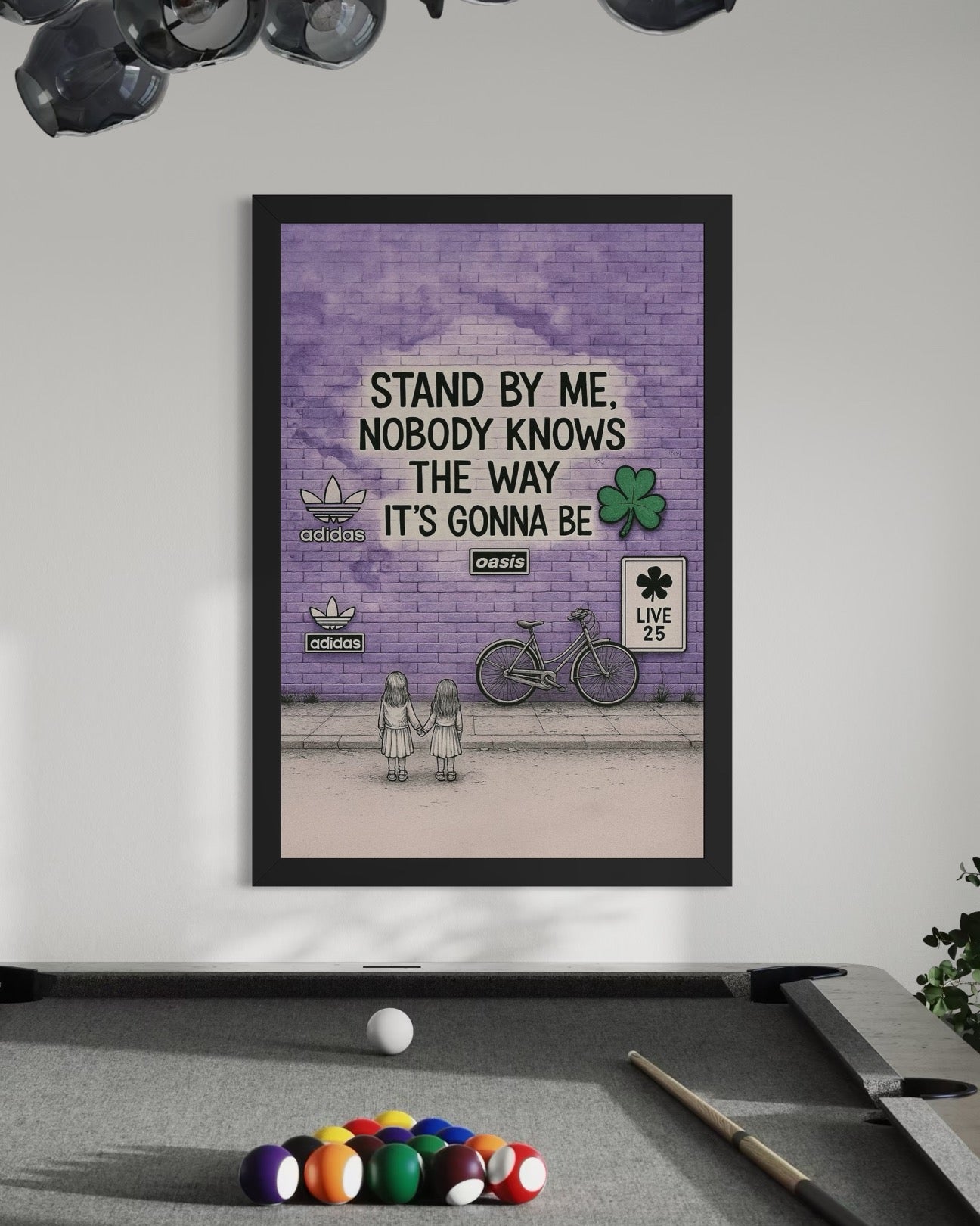 Stand By Me - Oasis Inspired Graffiti Poster