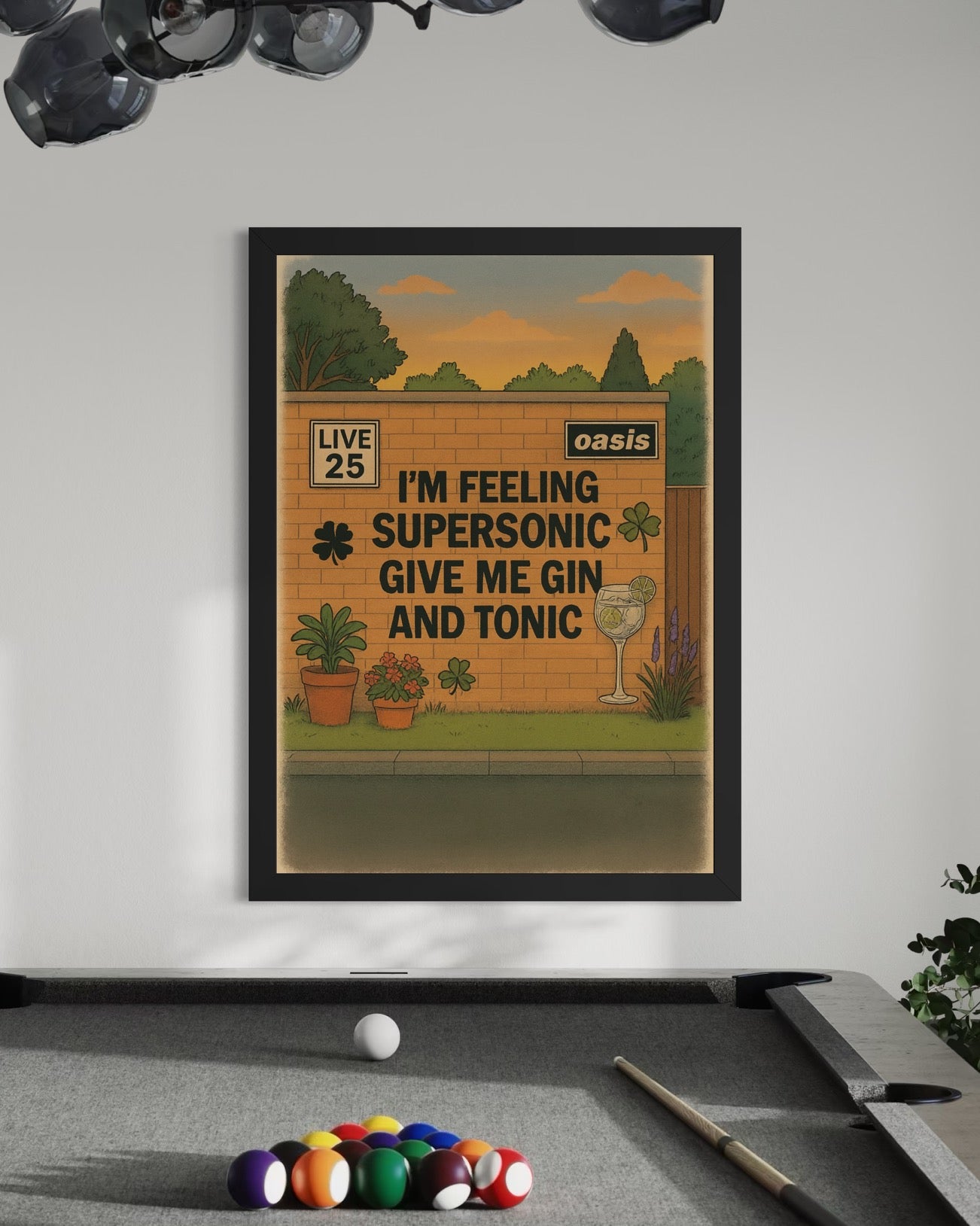 Supersonic - Oasis Inspired Graffiti Poster