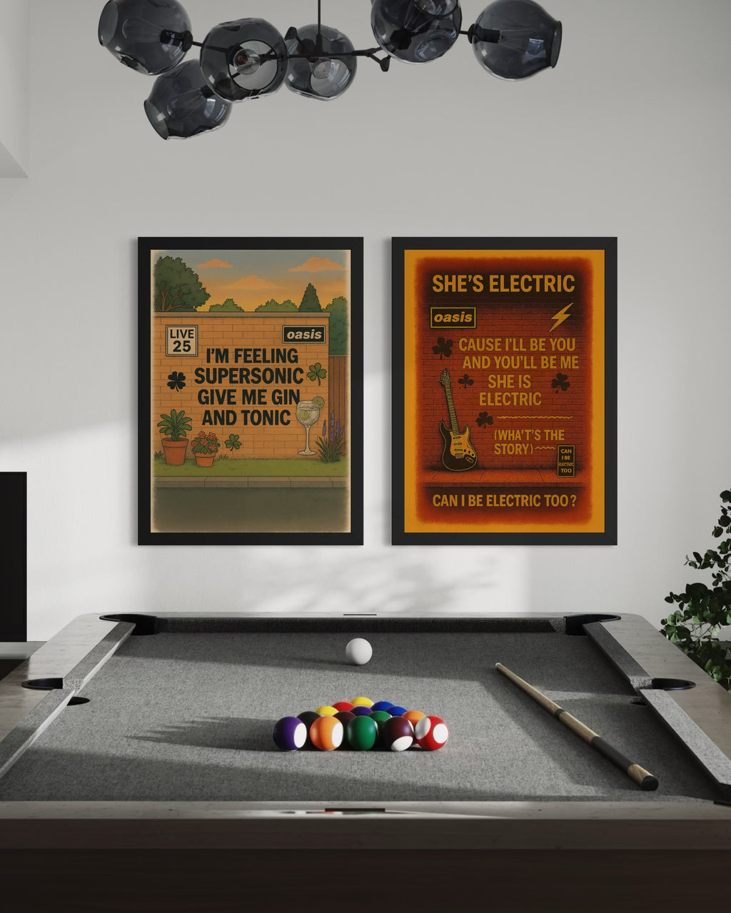 Supersonic - Oasis Inspired Graffiti Poster