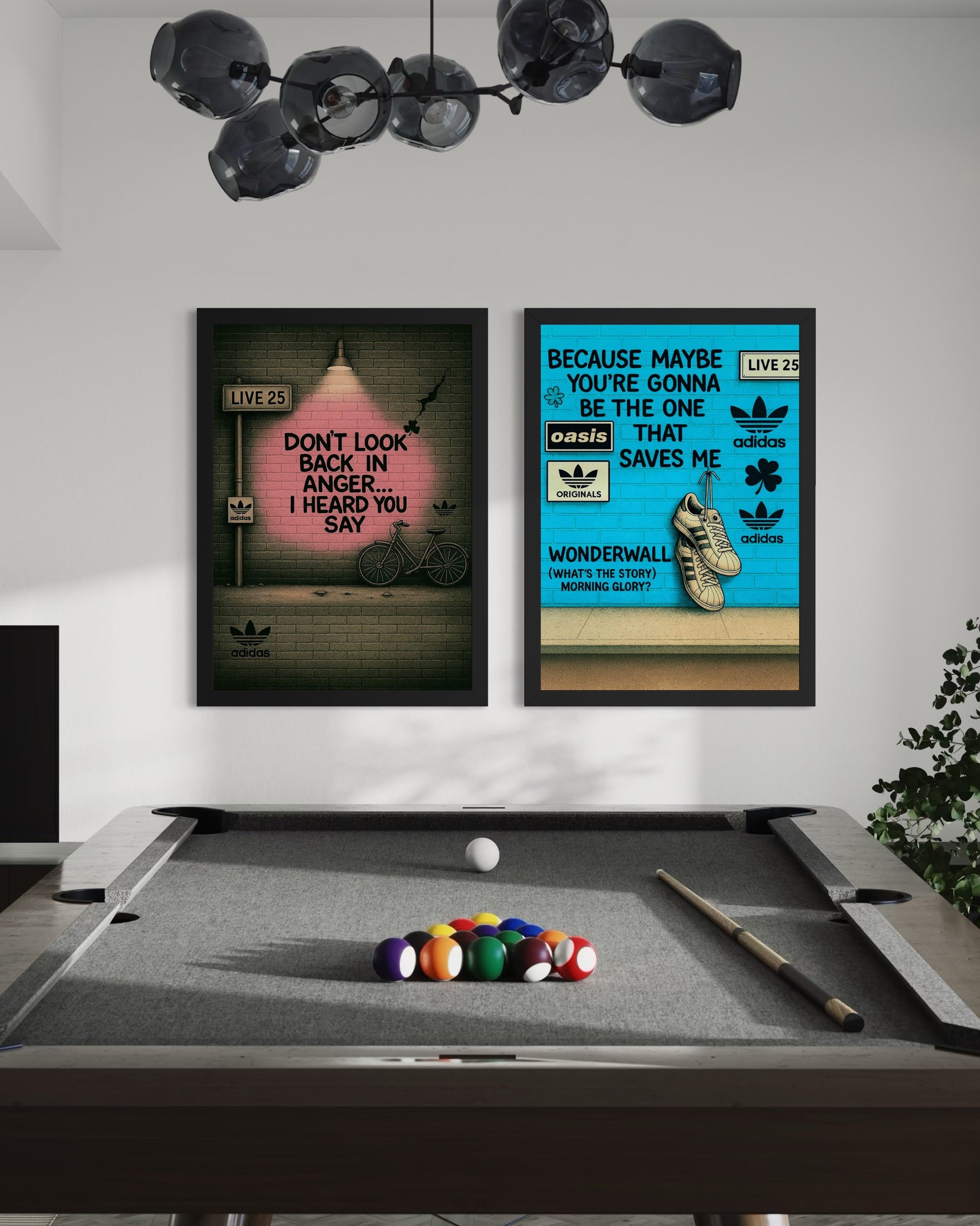 Wonderwall - Oasis Inspired Graffiti Poster