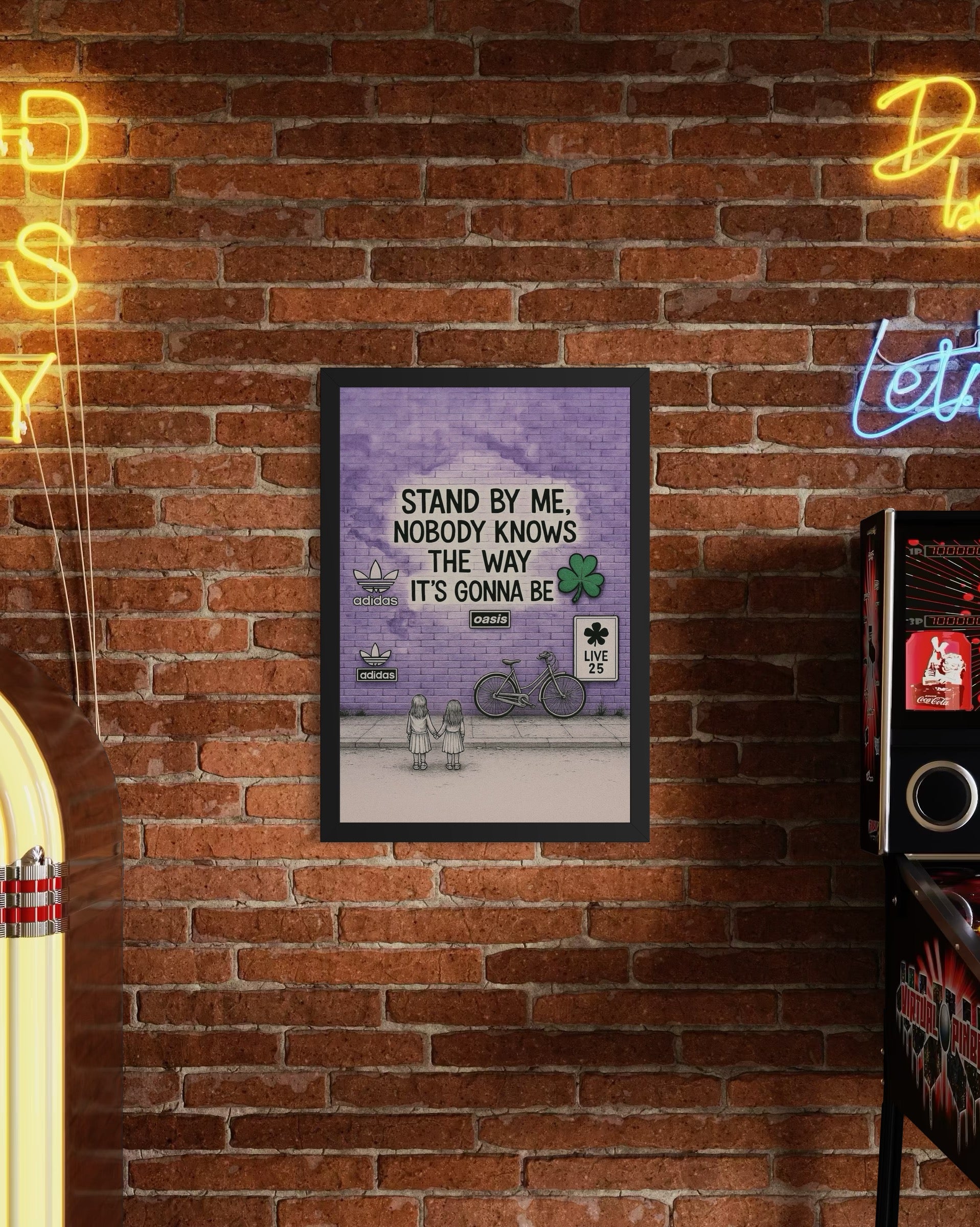 Stand By Me - Oasis Inspired Graffiti Poster