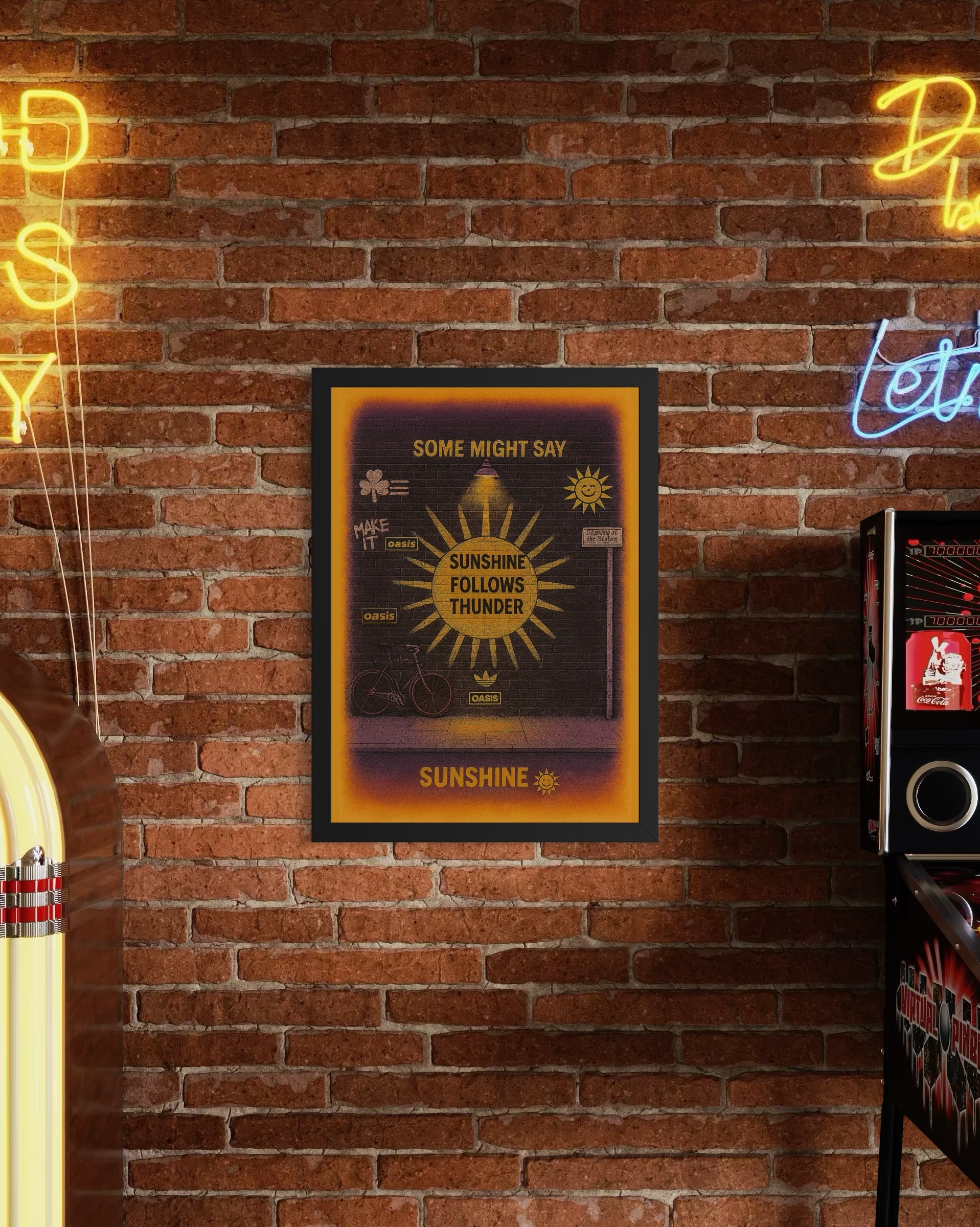 Some Might Say - Oasis Inspired Graffiti Poster – ClickCartel