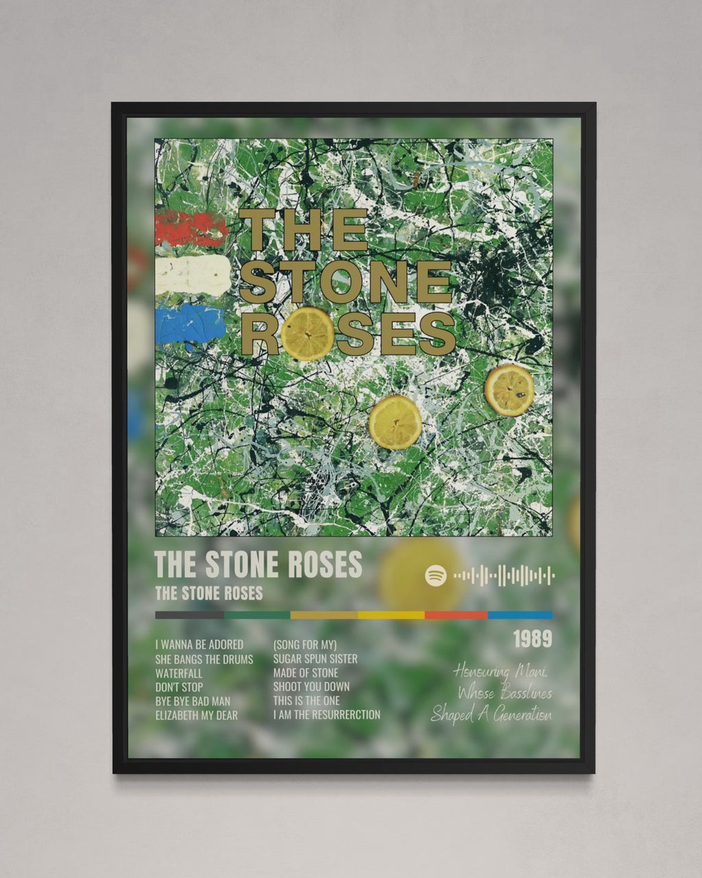 The Stone Roses - Mani Tribute Poster