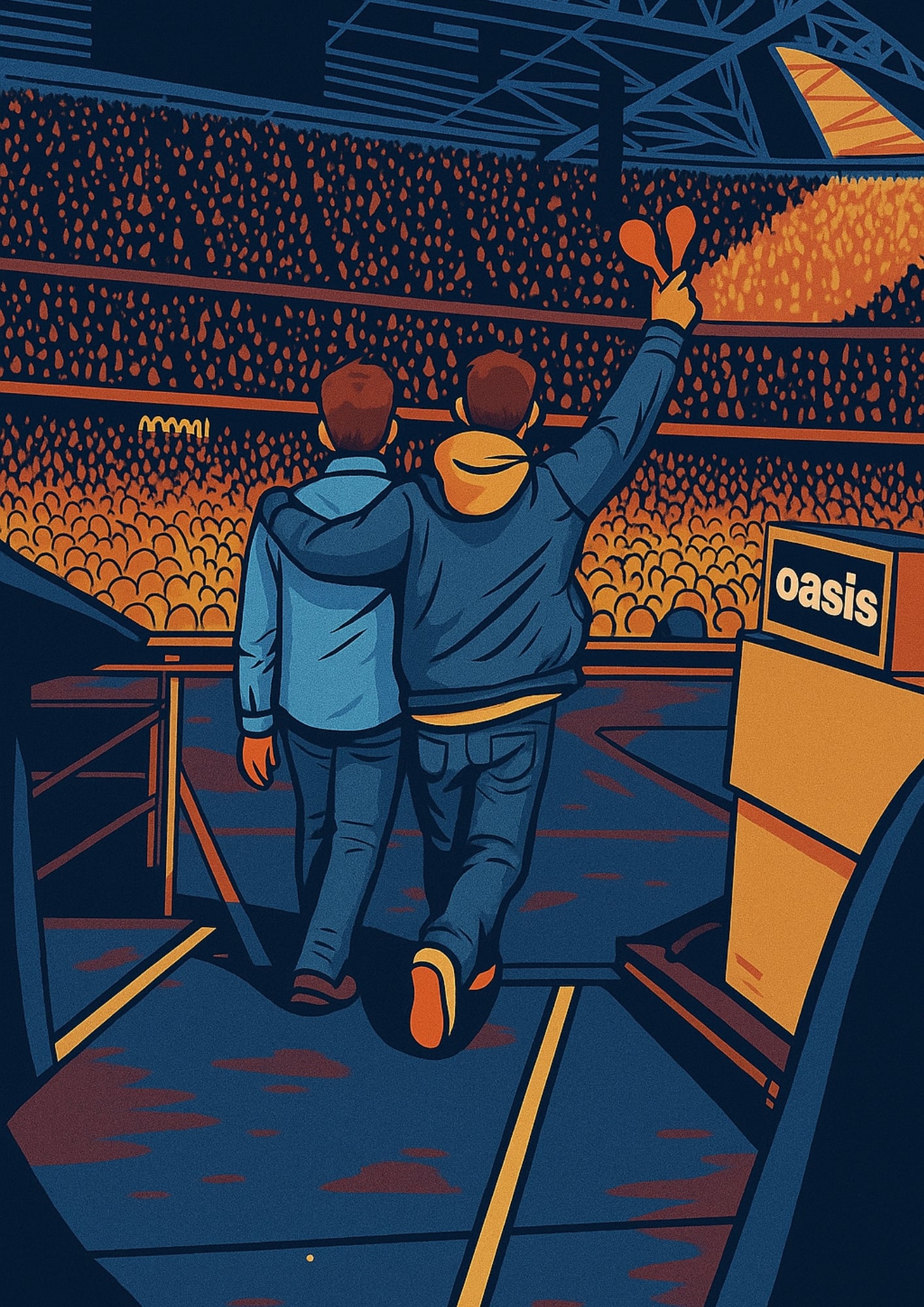 Oasis Live'25 Poster - Oasis Inspired Print – ClickCartel
