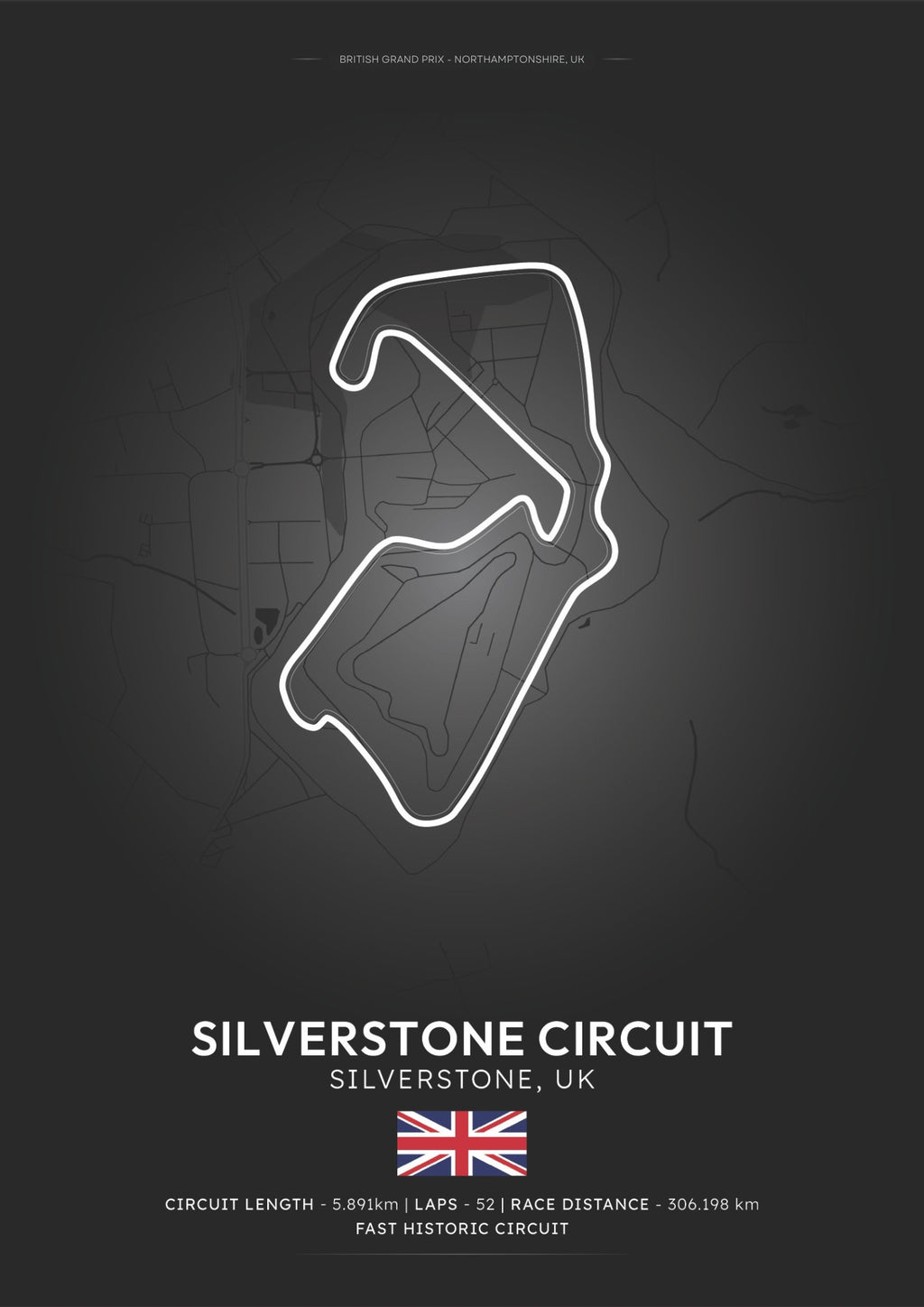 Monaco Circuit Poster - Formula 1 Inspired Print