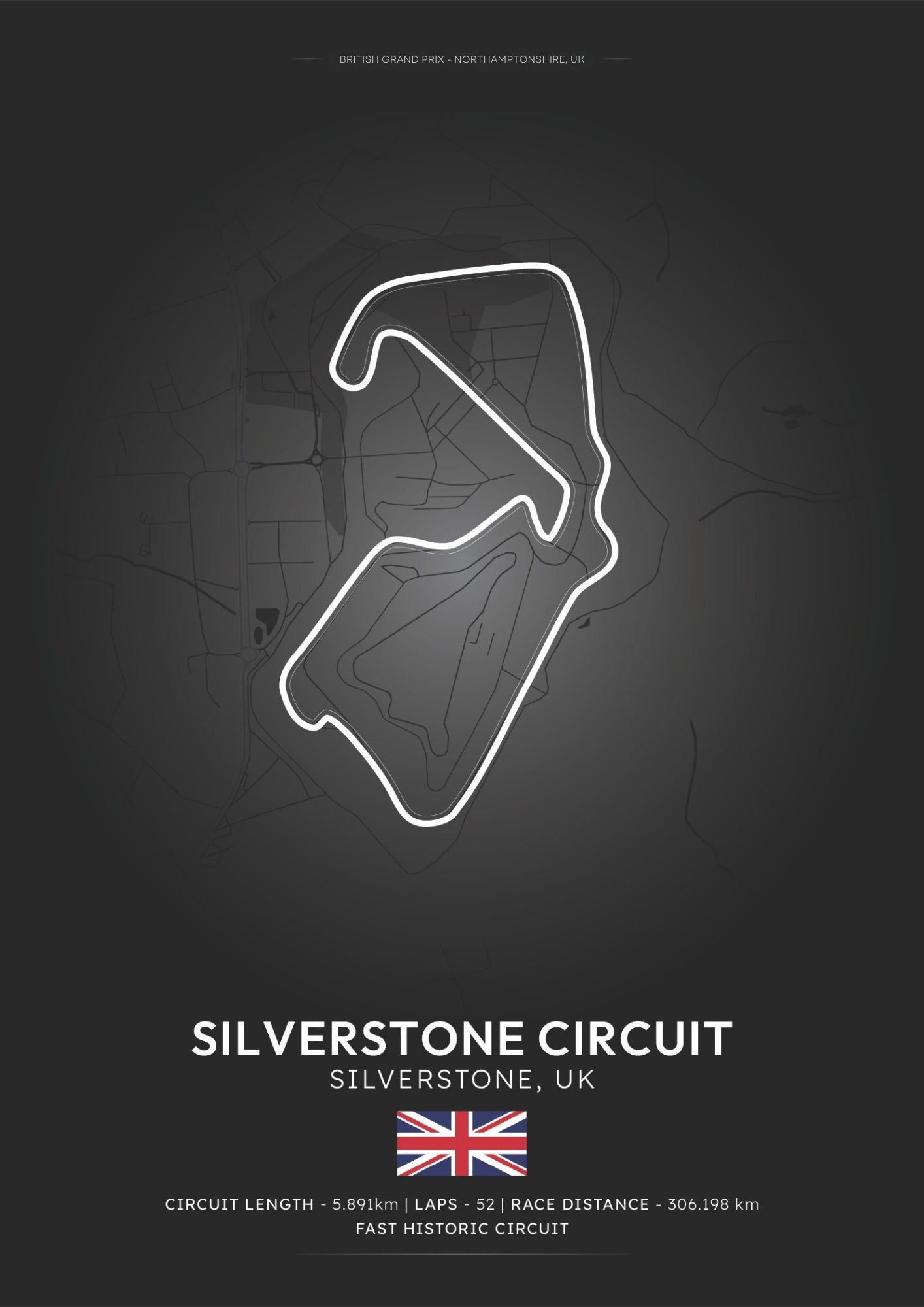 Monaco Circuit Poster - Formula 1 Inspired Print