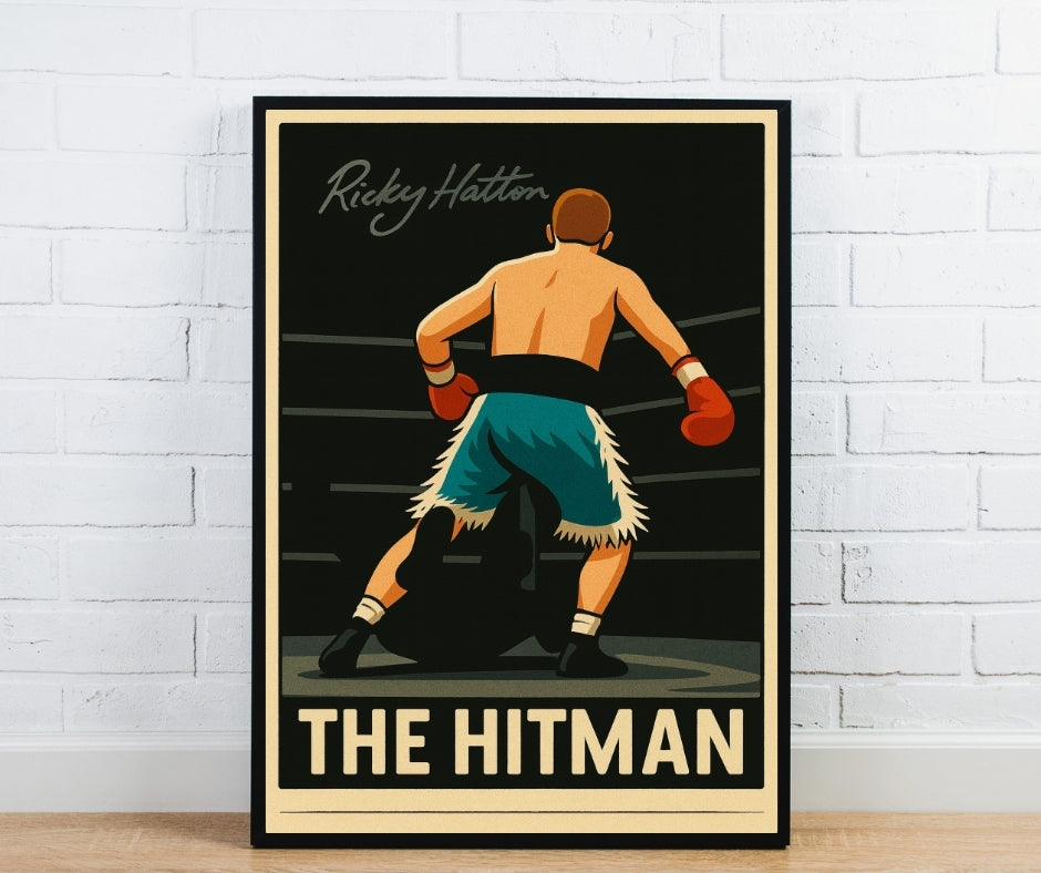 Ricky Hatton Tribute Poster - The Hitman
