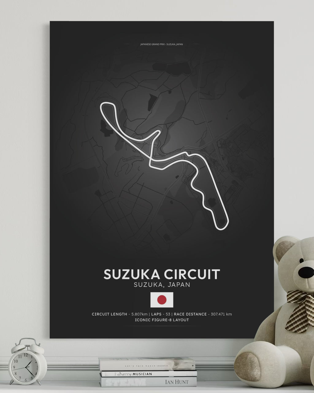 Suzuka Circuit Poster - Formula 1 Inspired Print