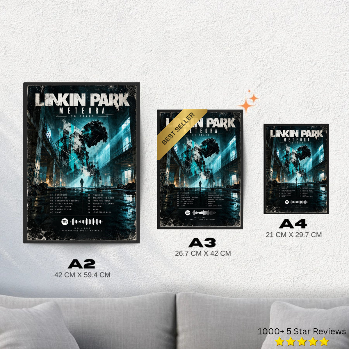 Meteora - Linkin Park Inspired Album Poster