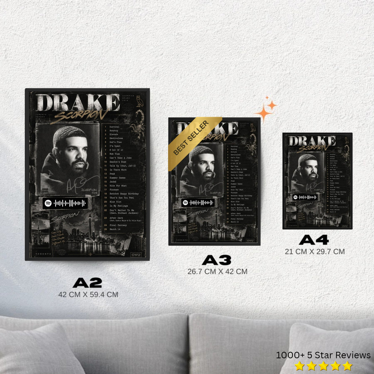 Scorpion - Drake Inspired Album Poster
