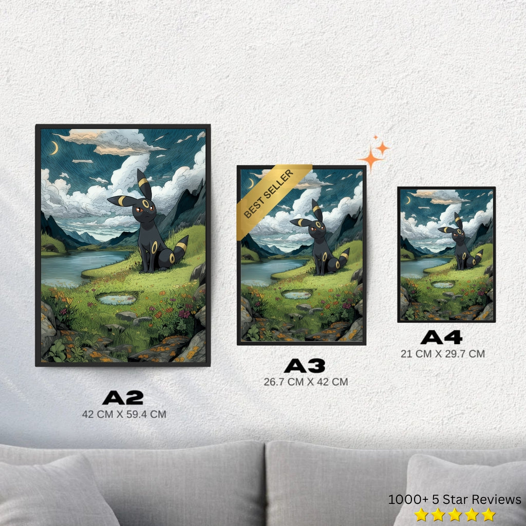 Umbreon - Pokemon Inspired Album Poster