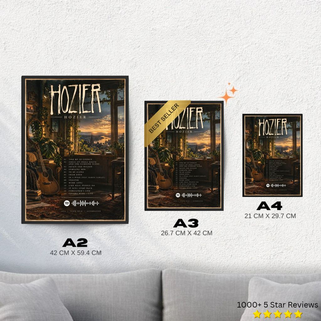 Hozier - Hozier Inspired Album Poster