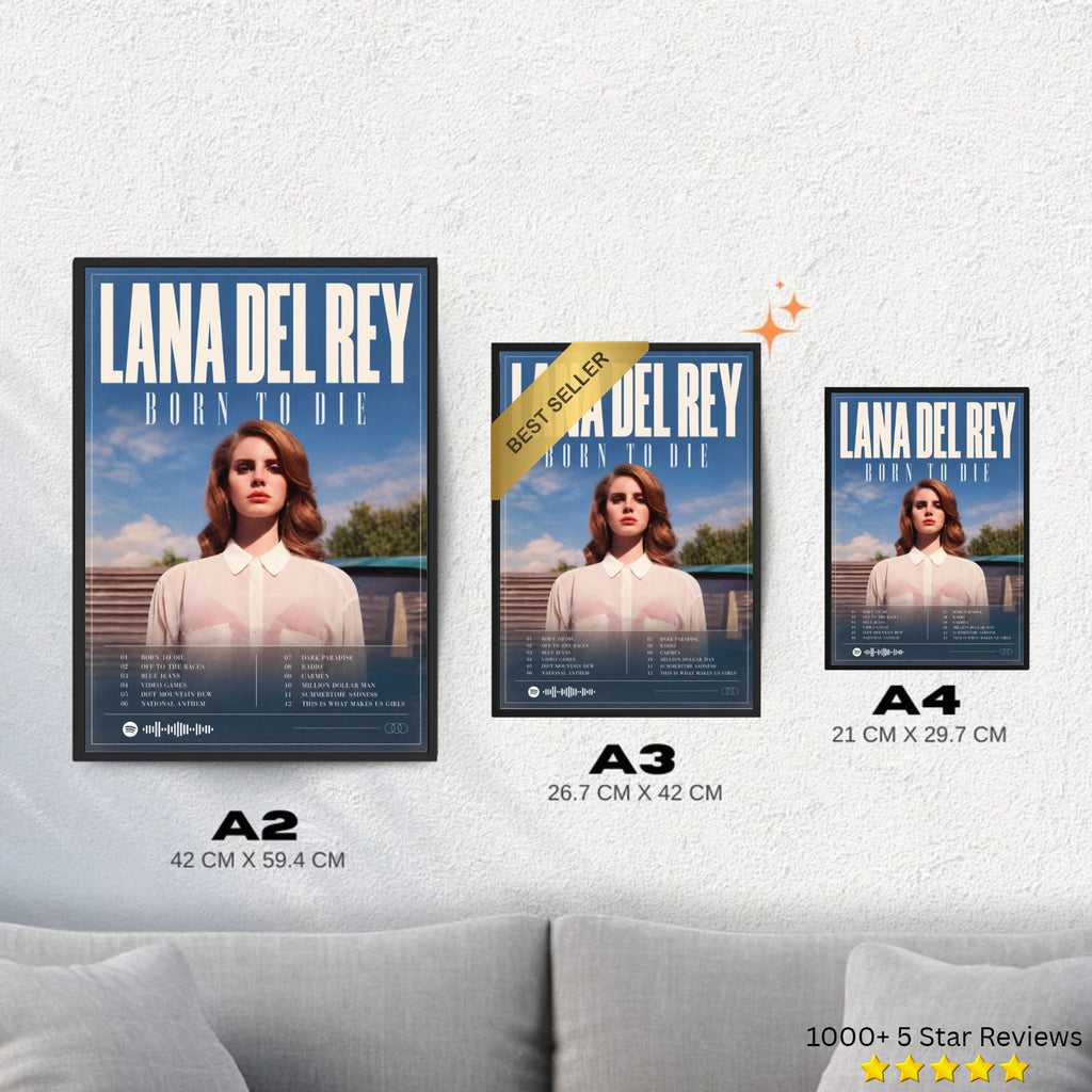 Born to Die - Lana Del Rey Inspired Album Poster
