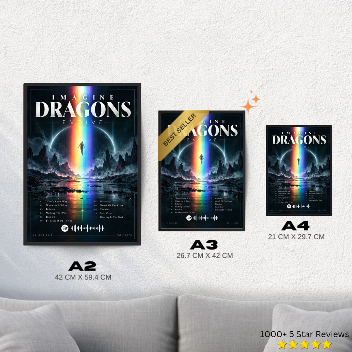 Evolve - Imagine Dragons Inspired Album Poster