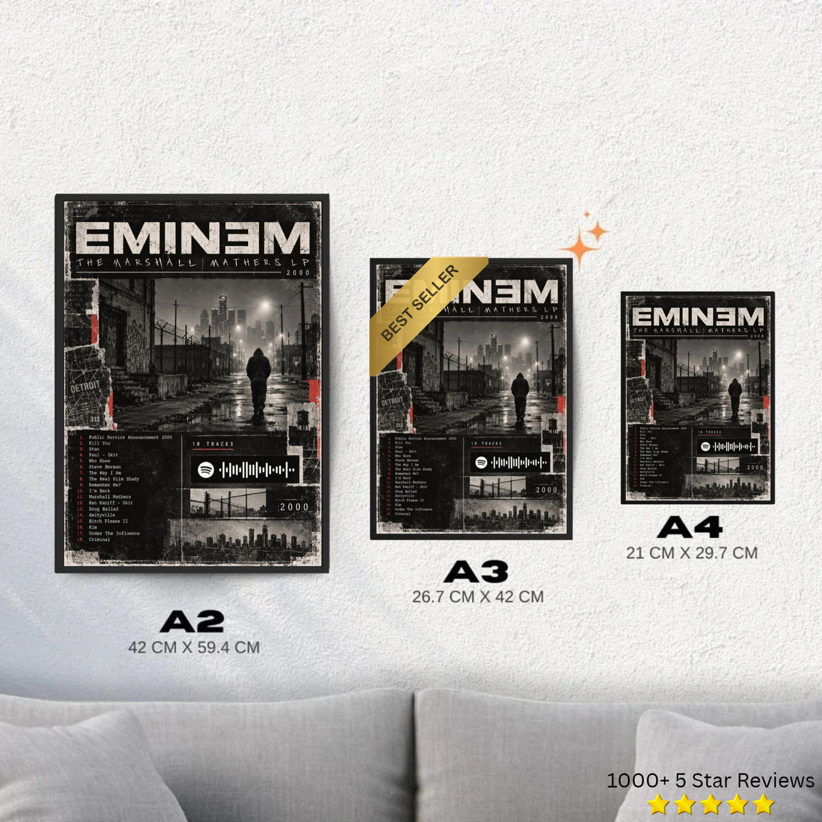 The Marshall Mathers LP - Eminem Inspired Album Poster