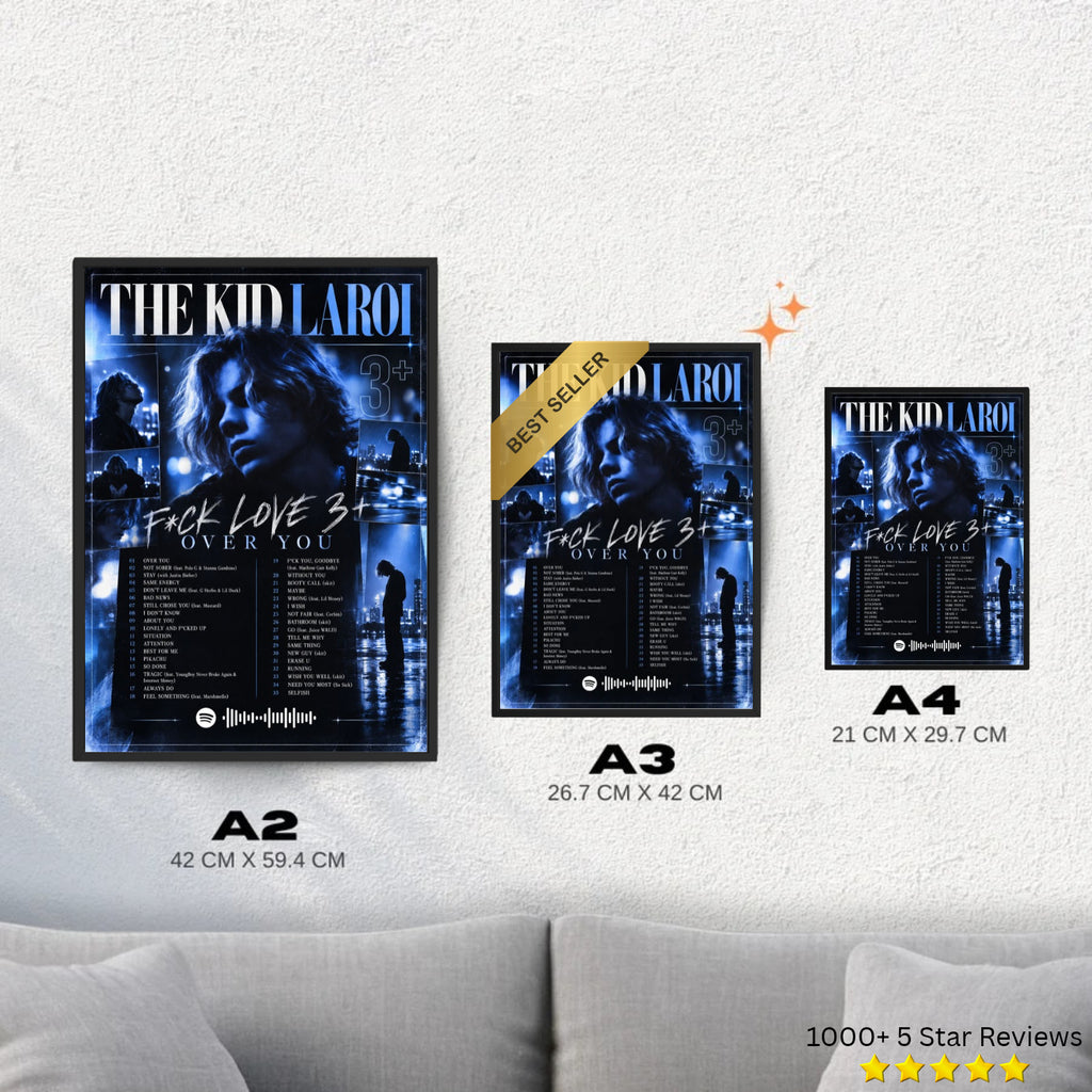 F*CK LOVE - The Kid LAROI Inspired Album Poster
