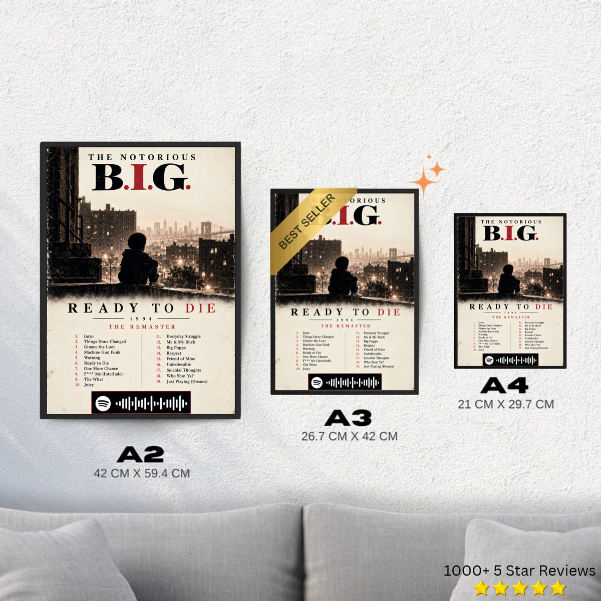 Ready to Die - The Notorious B.I.G. Inspired Album Poster