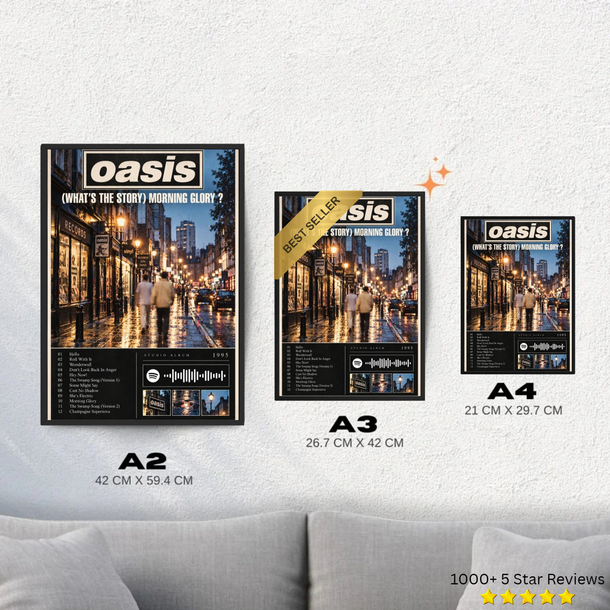 (What's the Story) Morning Glory? - Oasis Inspired Album Poster