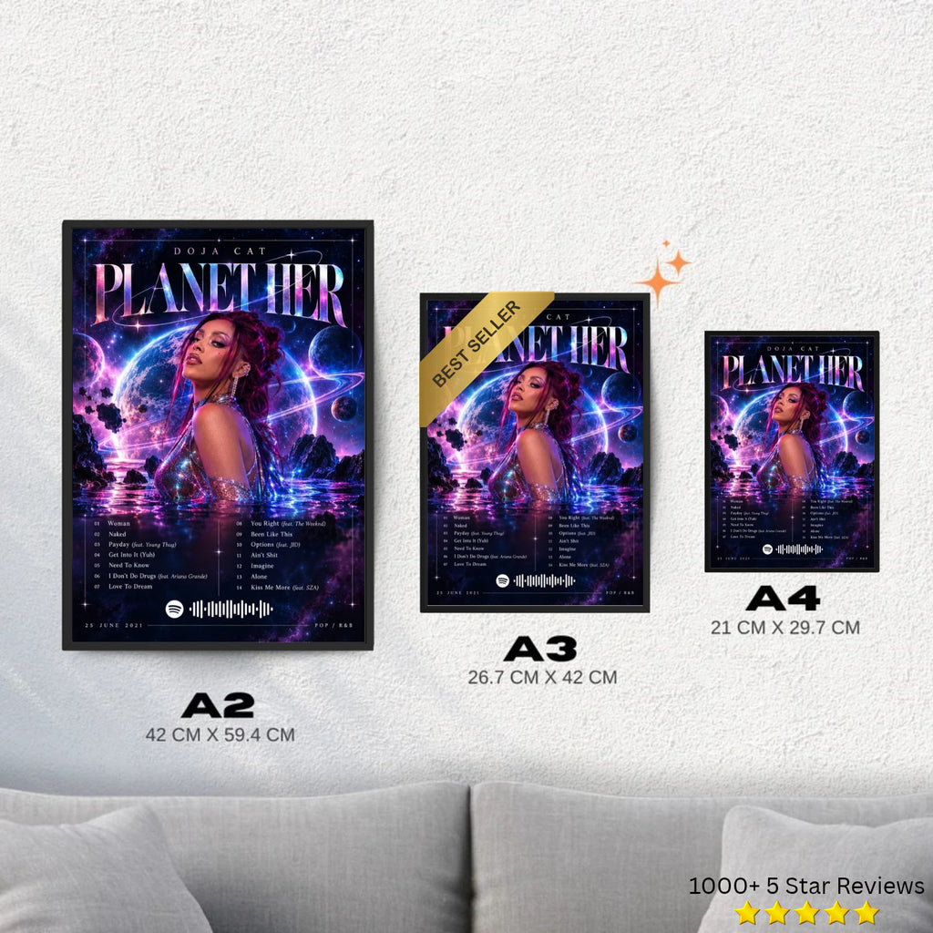 Planet Her - Doja Cat Inspired Album Poster