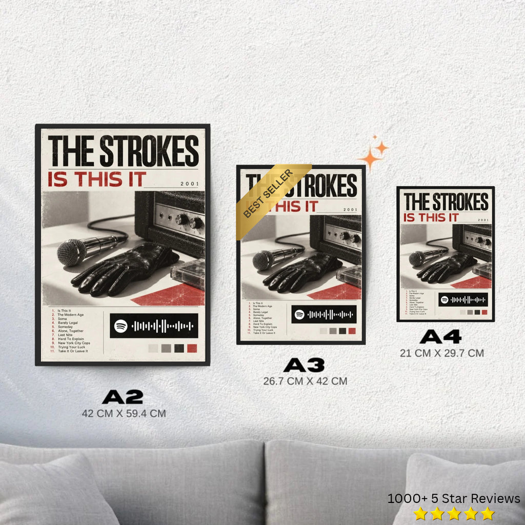 Is This It - The Strokes Inspired Album Poster