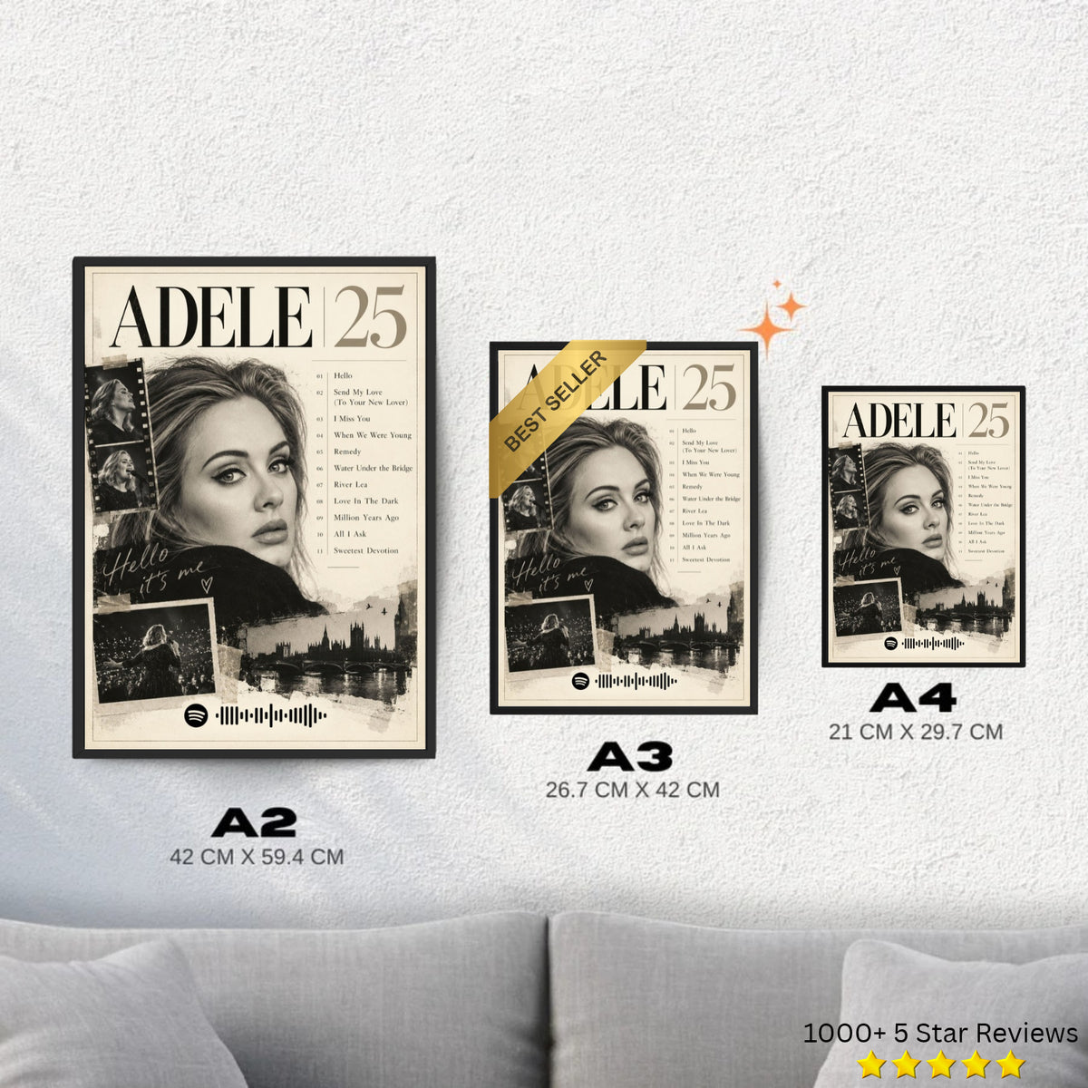 25 - Adele Inspired Album Poster