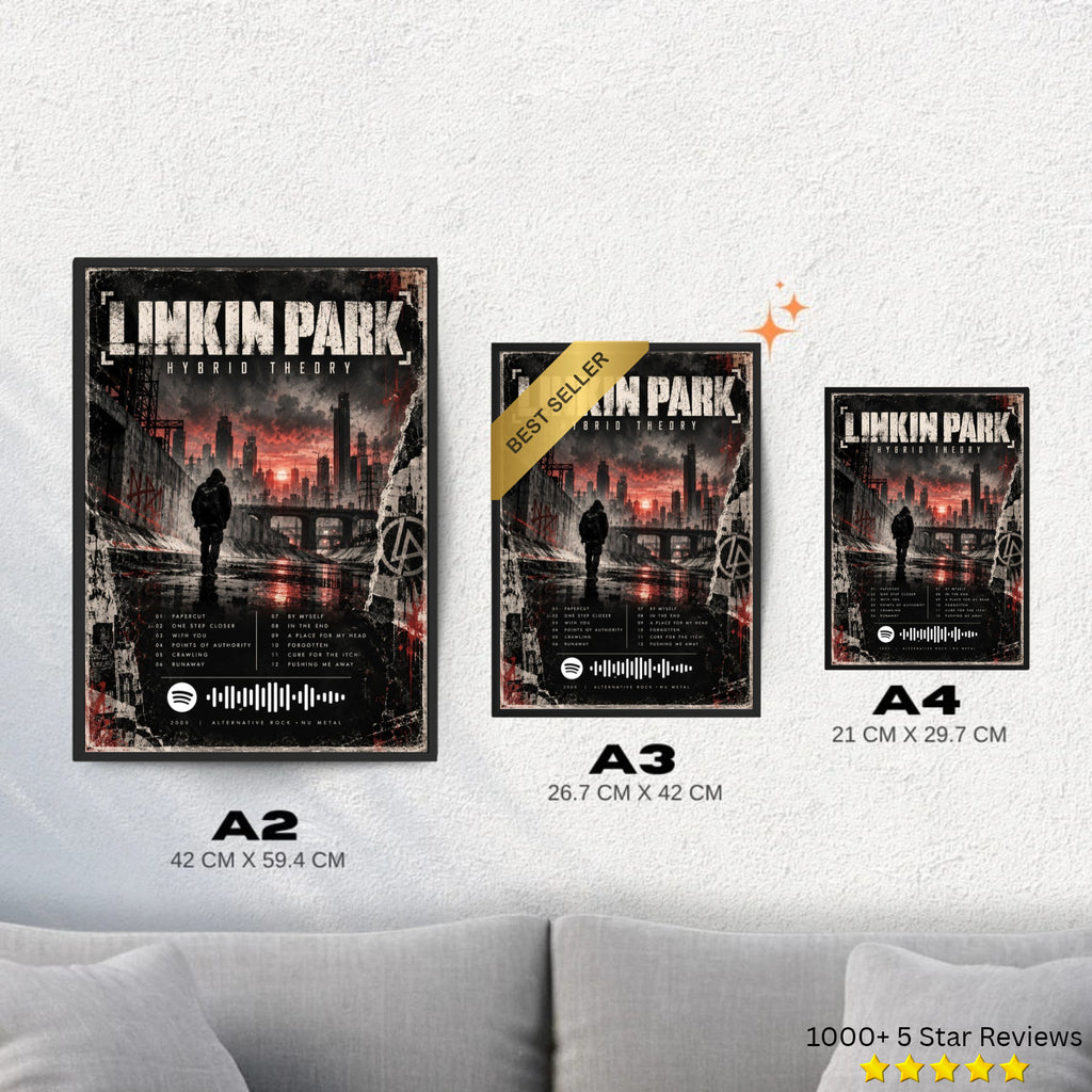 Hybrid Theory - Linkin Park Inspired Album Poster