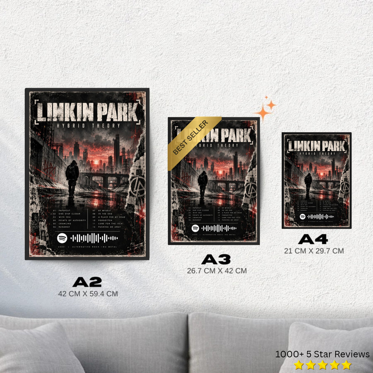 Hybrid Theory - Linkin Park Inspired Album Poster