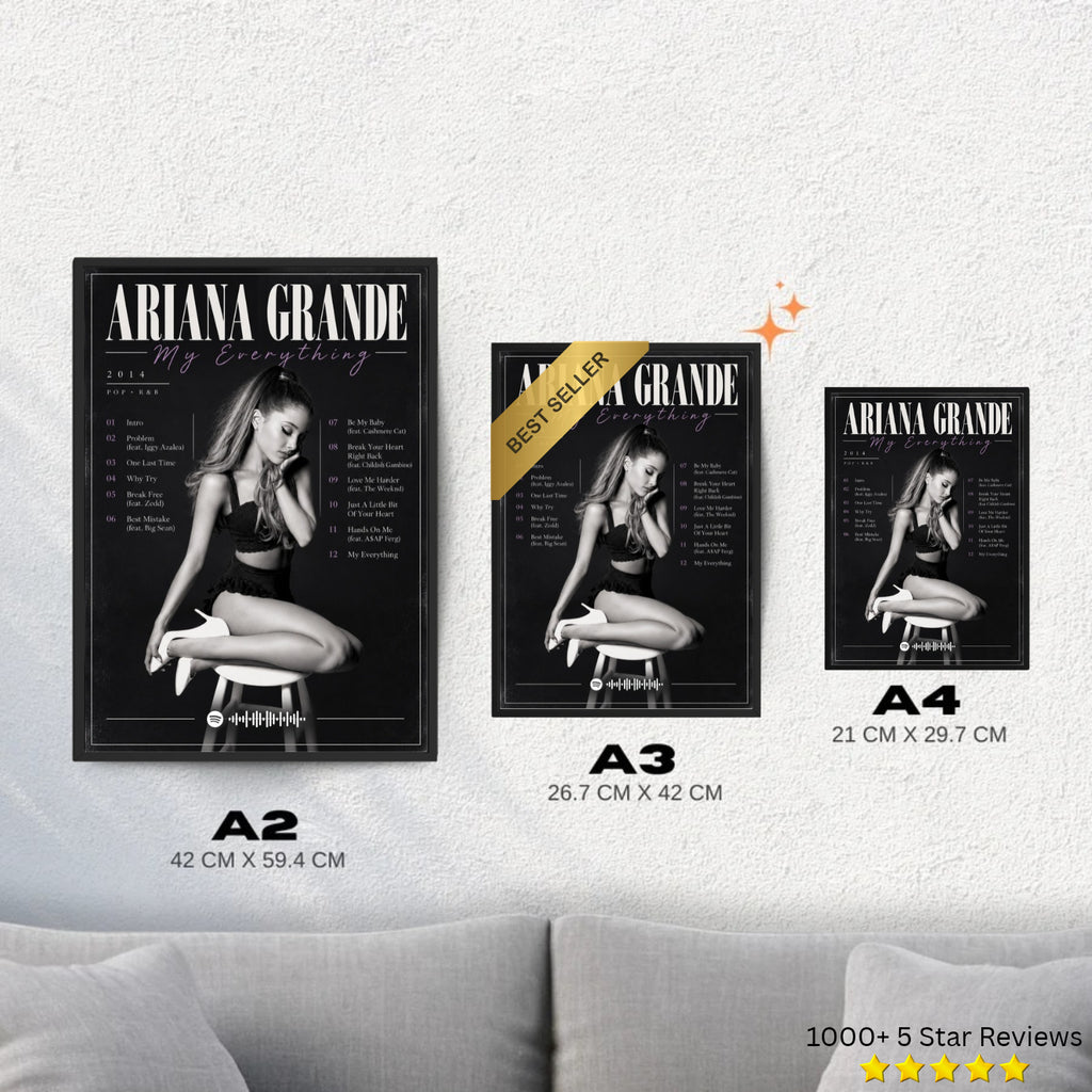 My Everything - Ariana Grande Inspired Album Poster