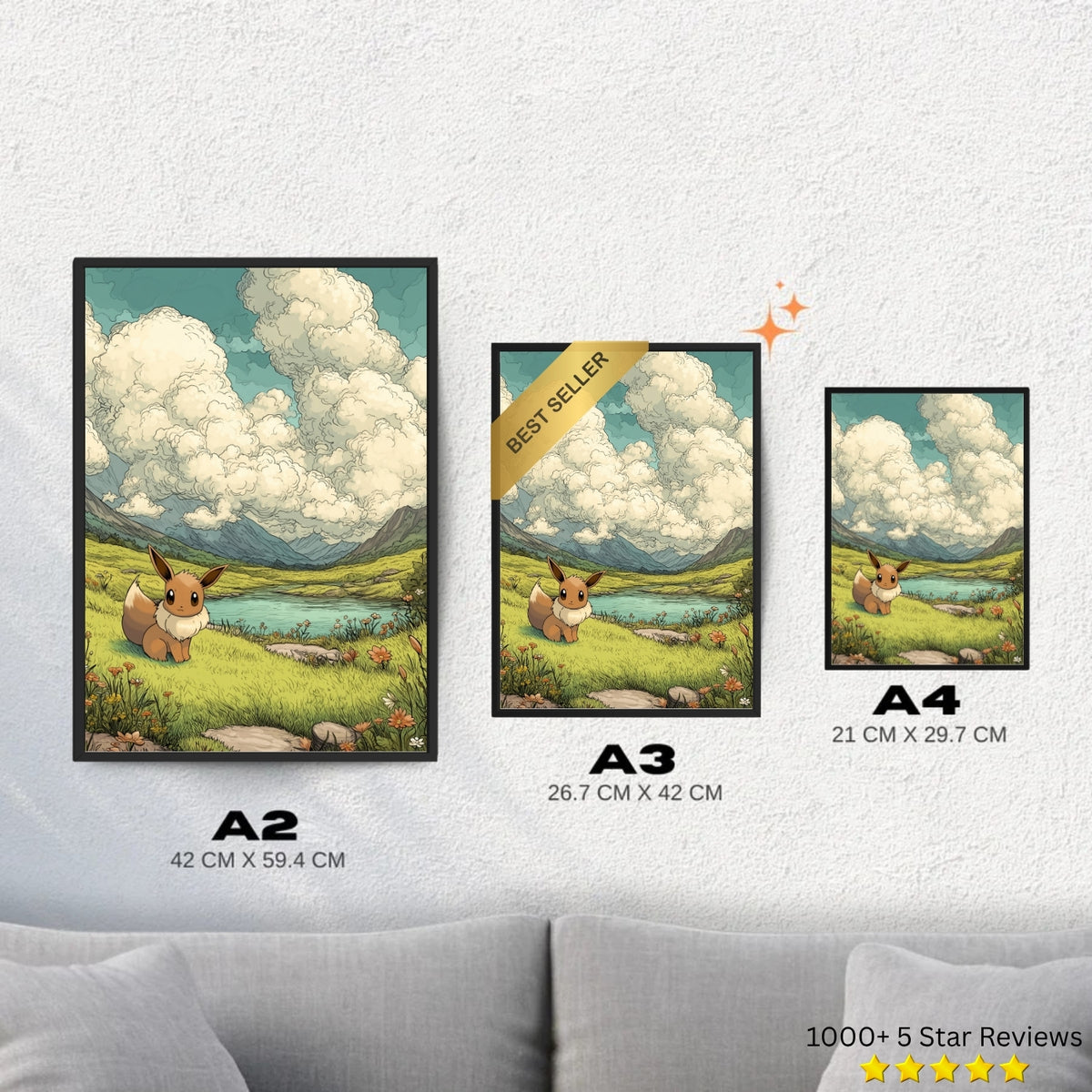 Eevee - Pokemon Inspired Album Poster