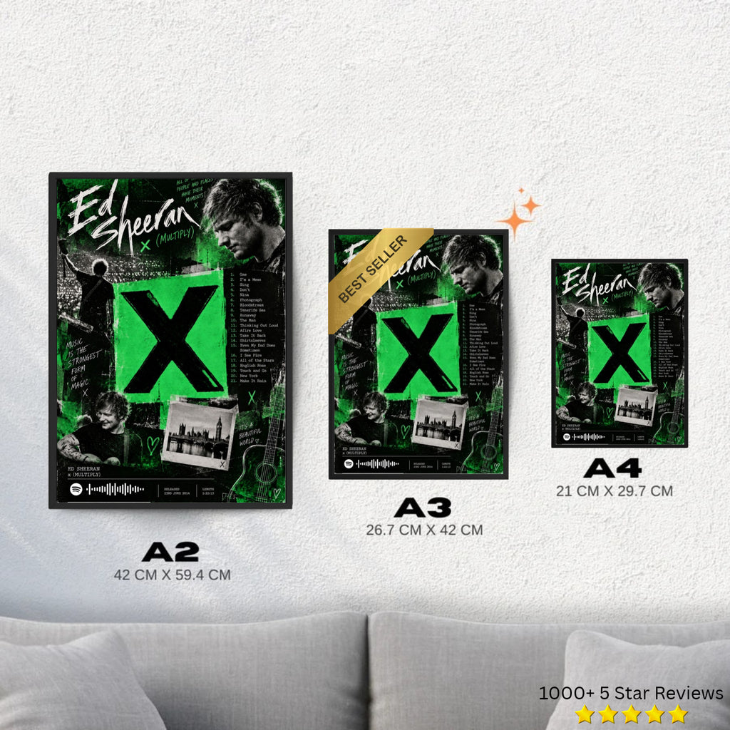 × - Ed Sheeran Inspired Album Poster